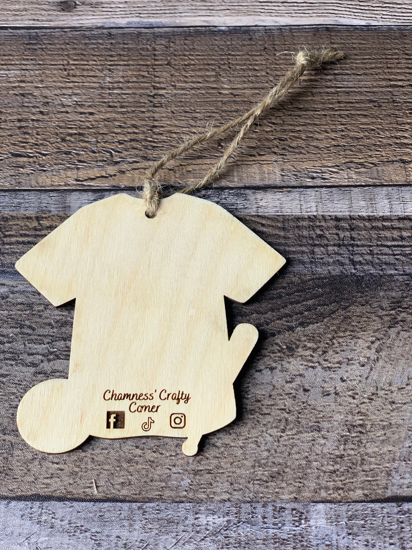 Baseball Jersey Personalized Ornament