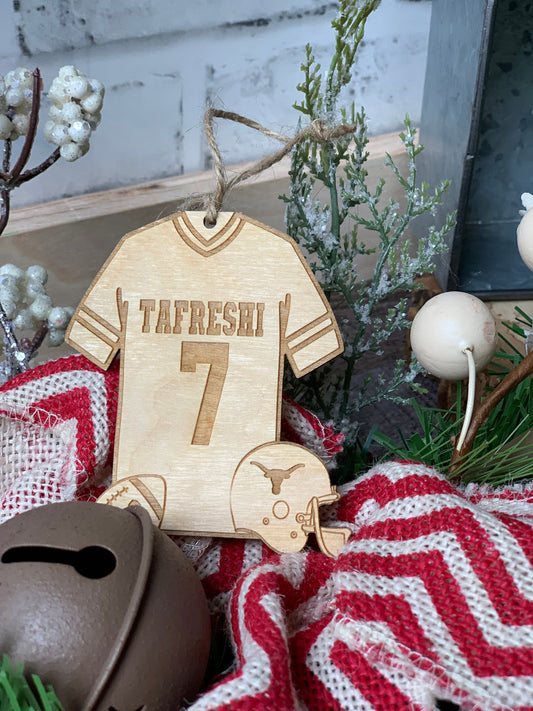 Football Custom Ornament