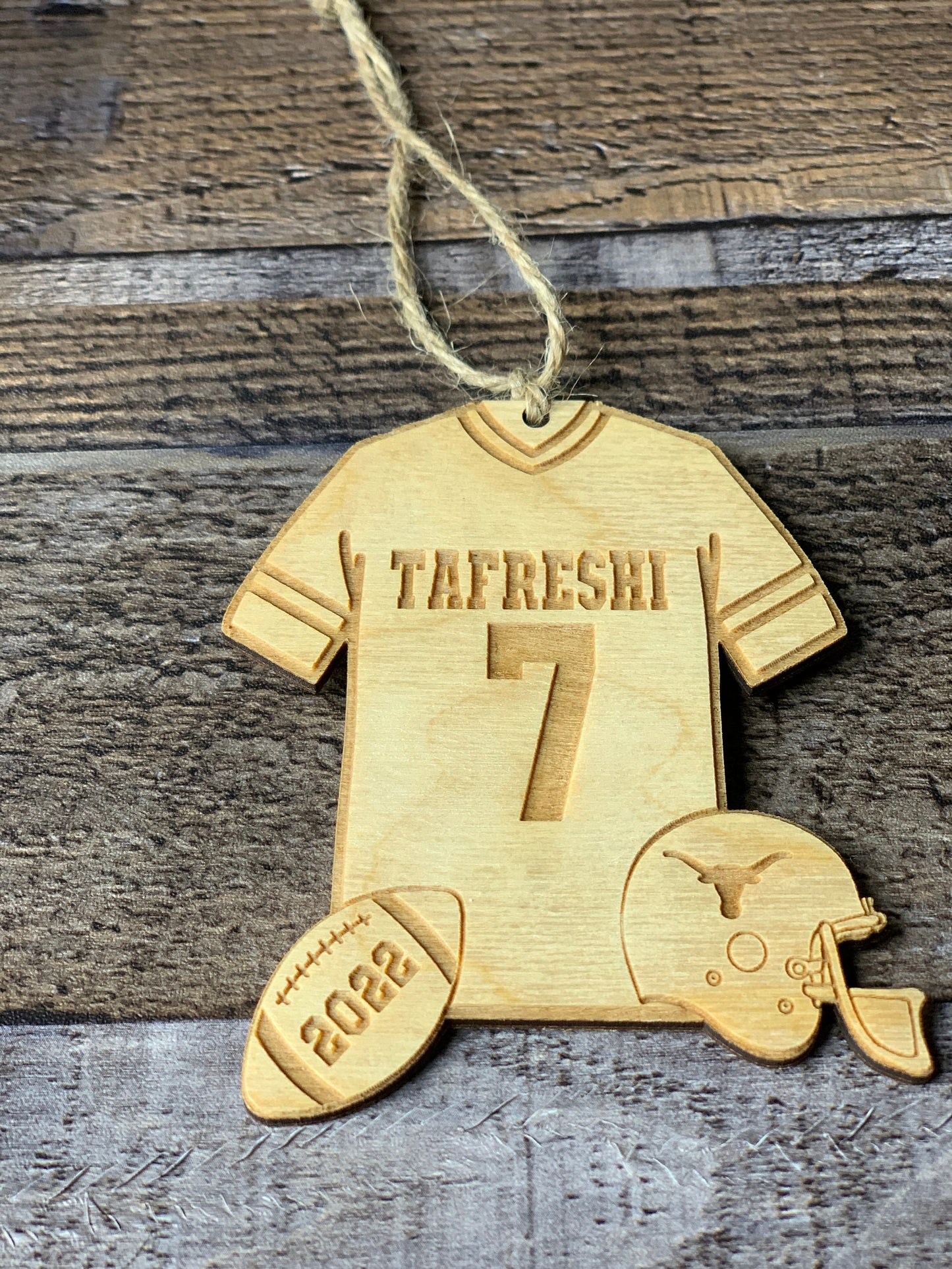 Football Custom Ornament