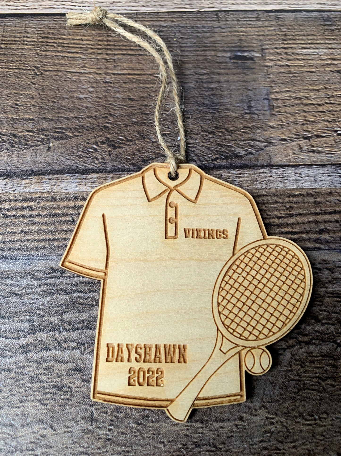 Tennis Custom Ornament