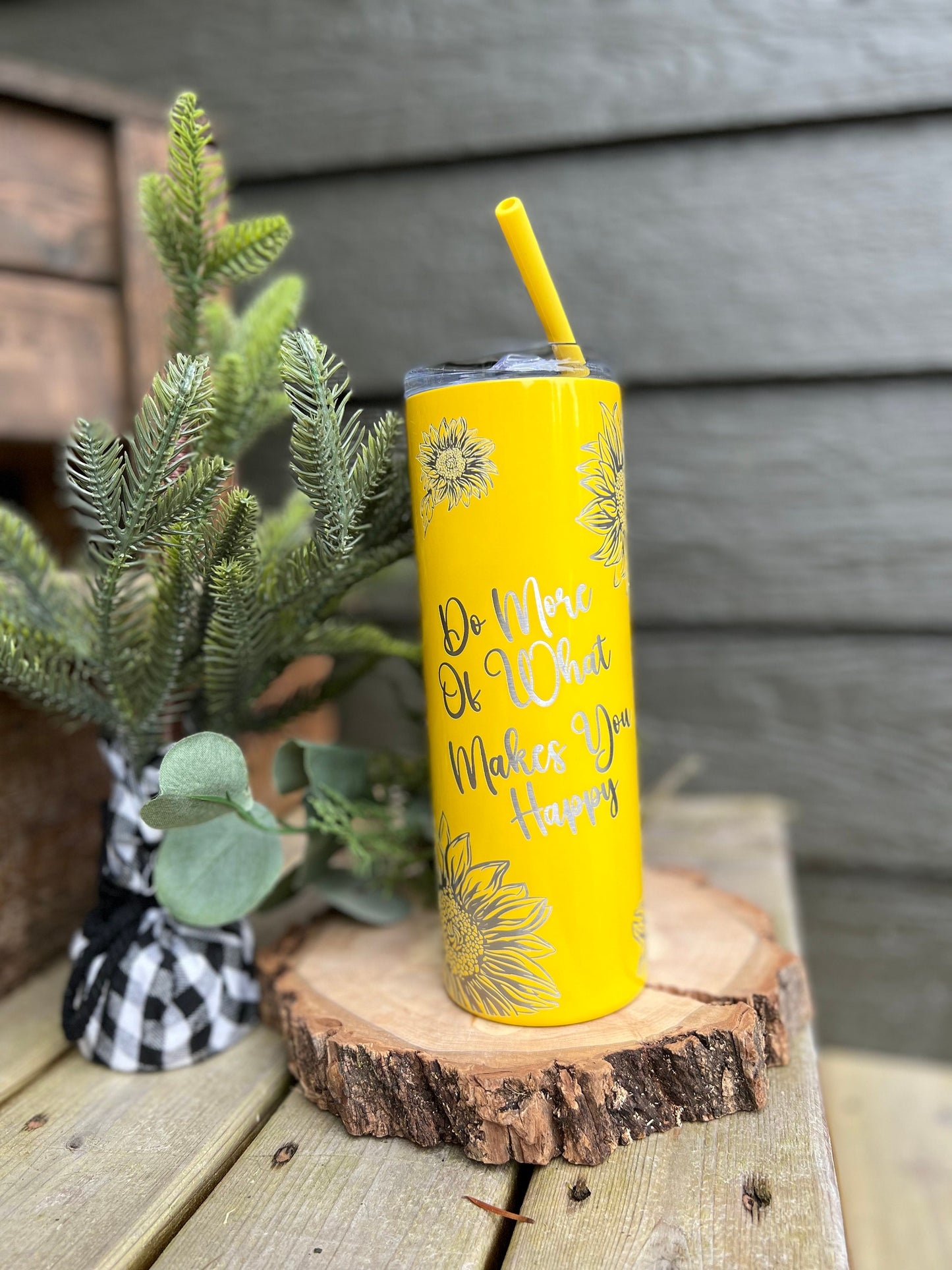 Sunflower Skinny Tumbler