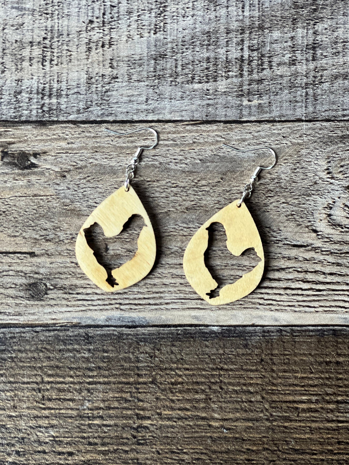 Chicken Earrings