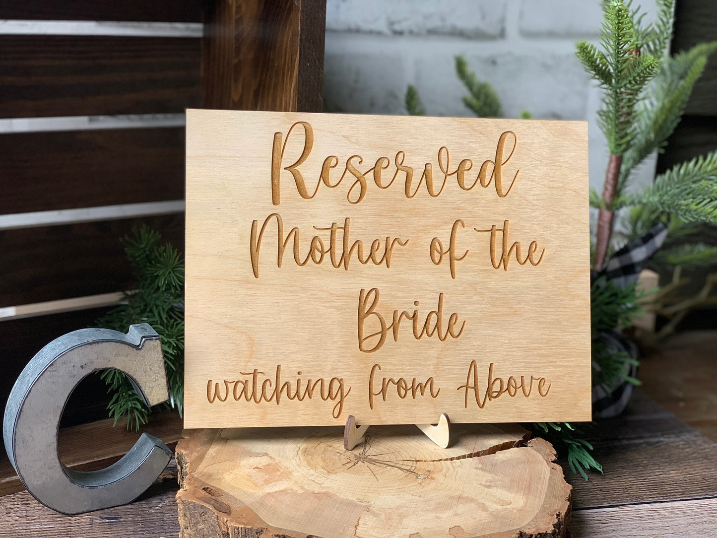 Reserved Wedding Sign