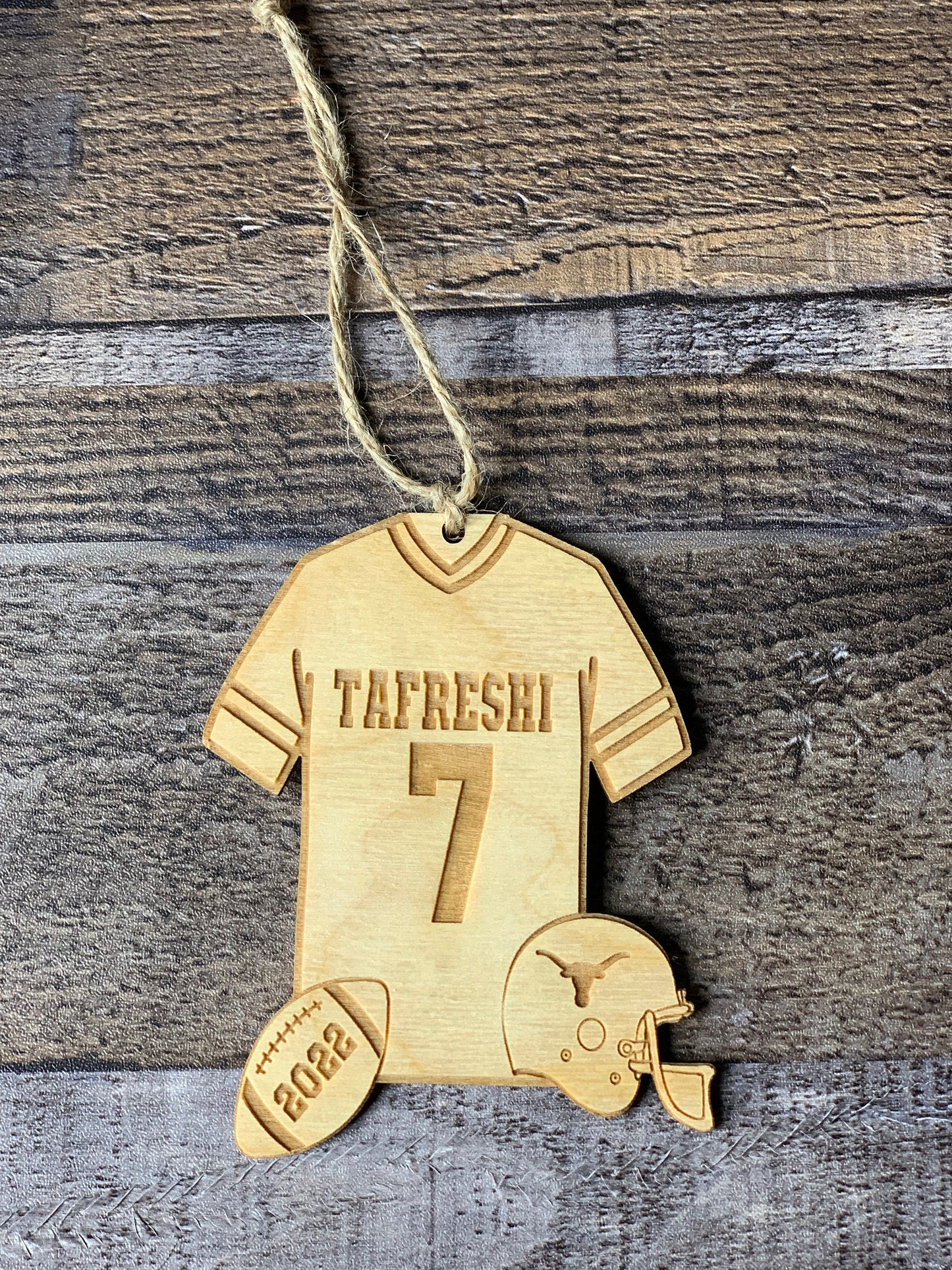 Football Custom Ornament