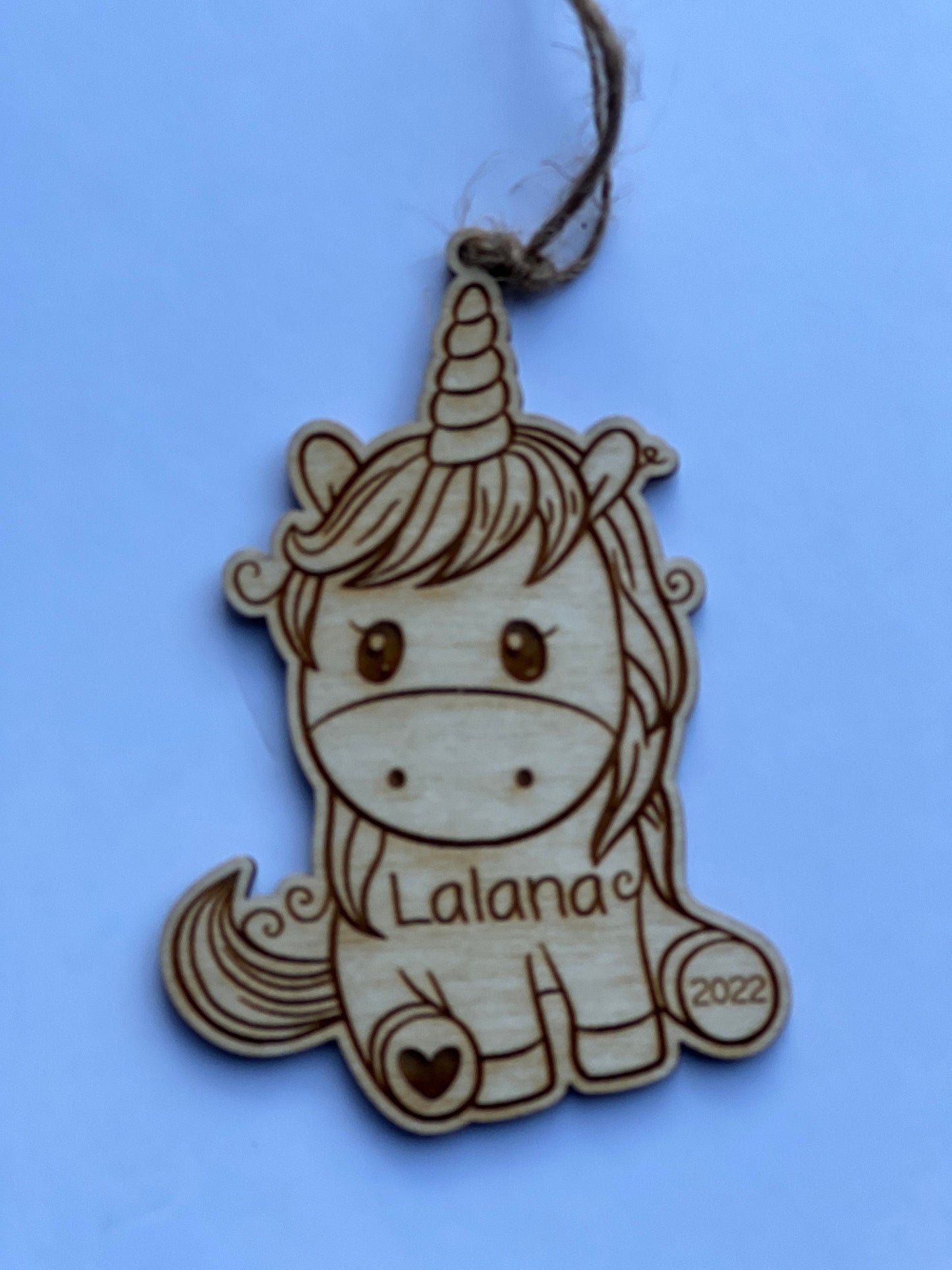 Unicorn Personalized Ornaments