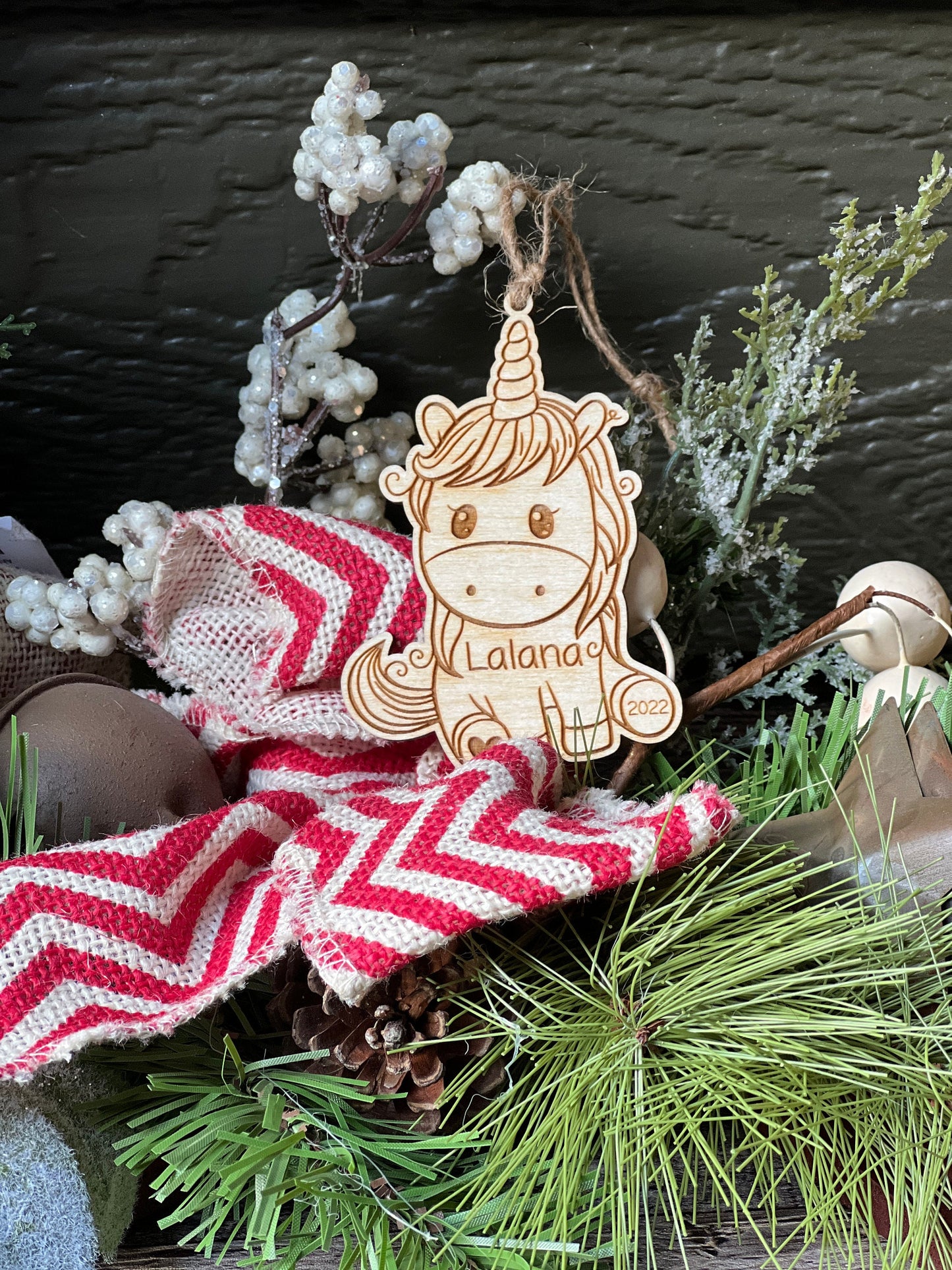 Unicorn Personalized Ornaments