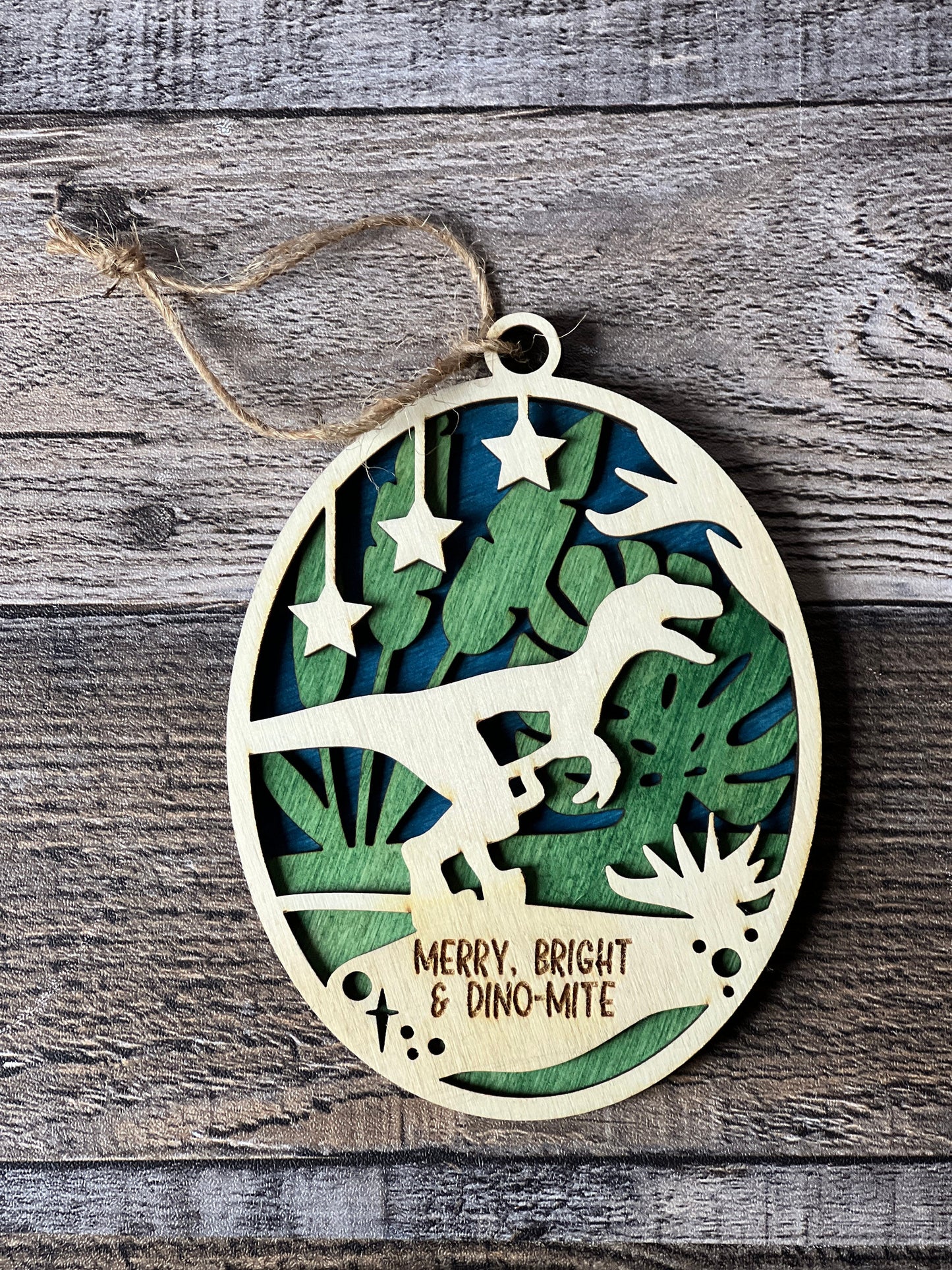 Dinosaur Christmas Ornaments,