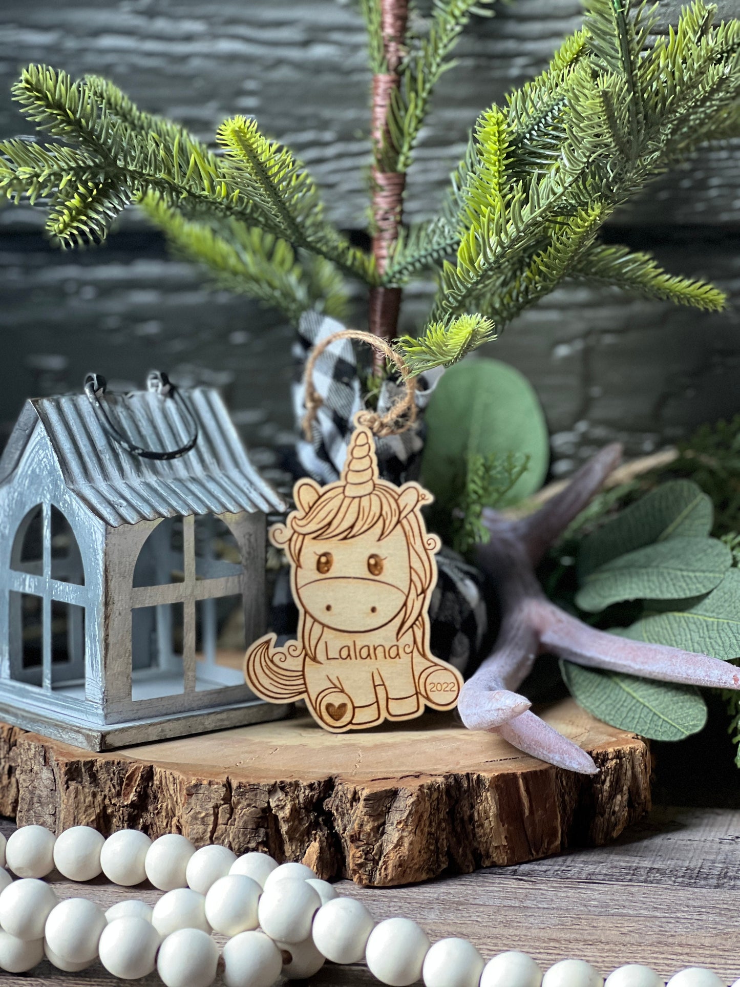 Unicorn Personalized Ornaments