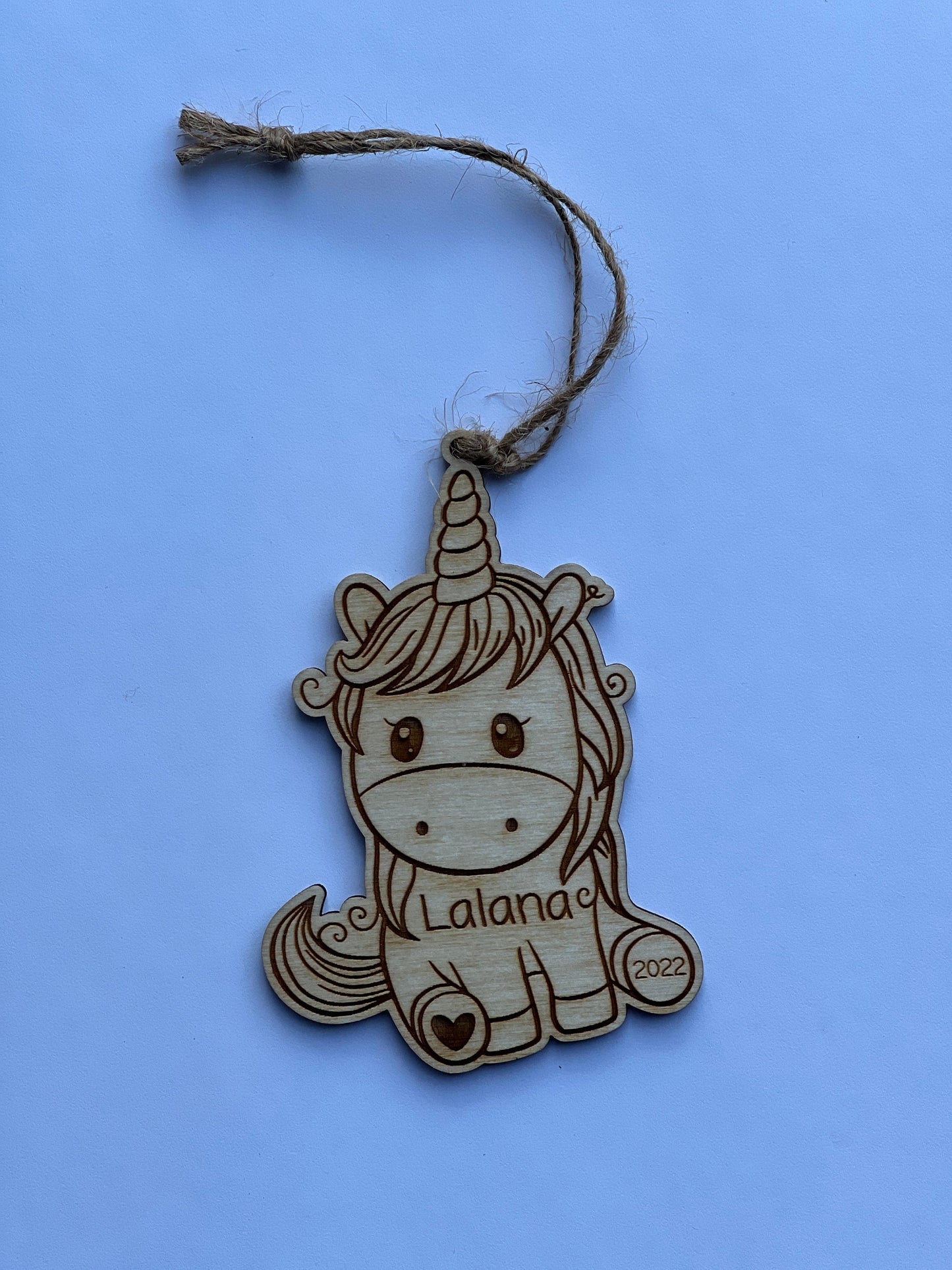 Unicorn Personalized Ornaments