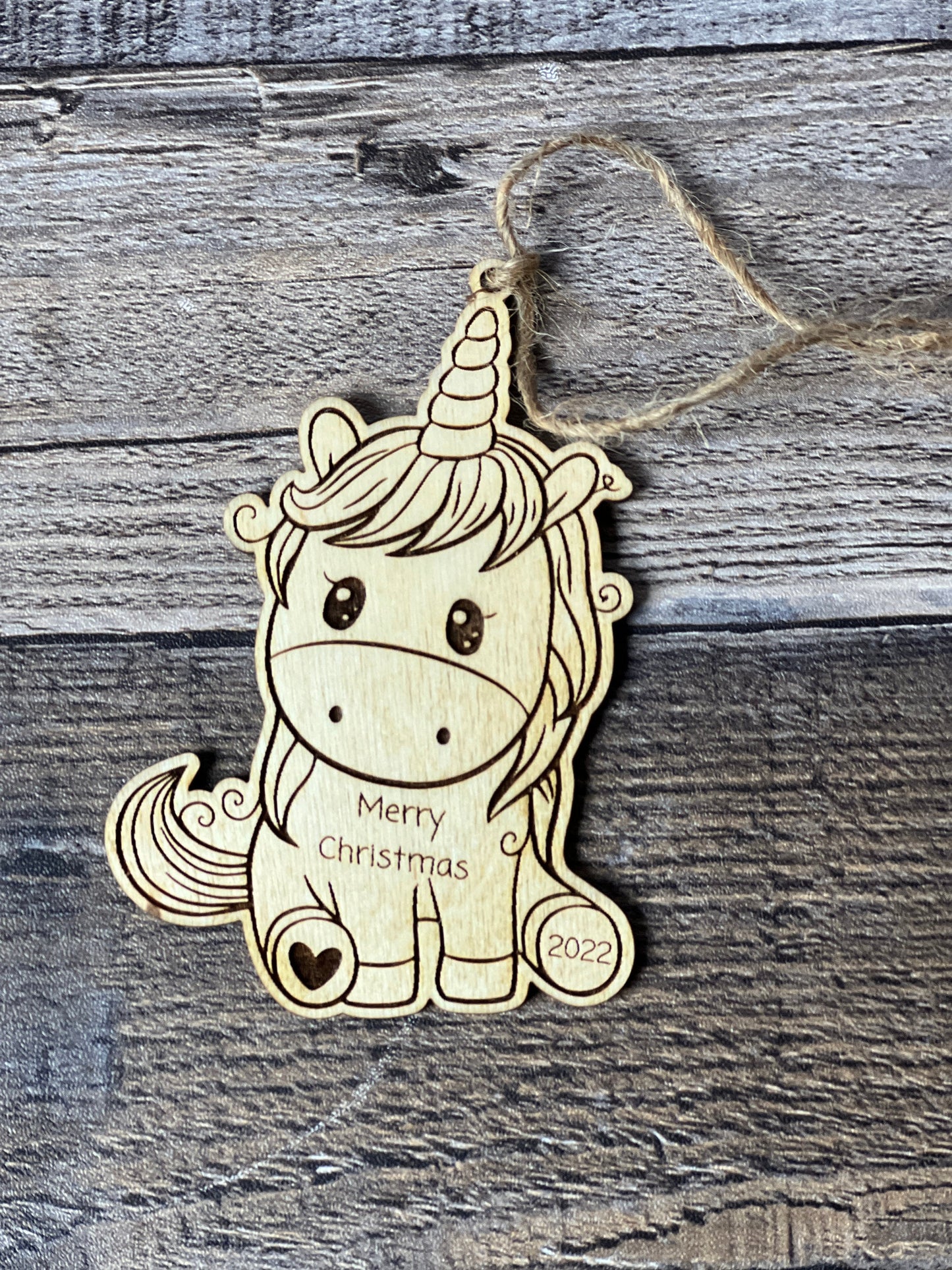 Unicorn Personalized Ornaments