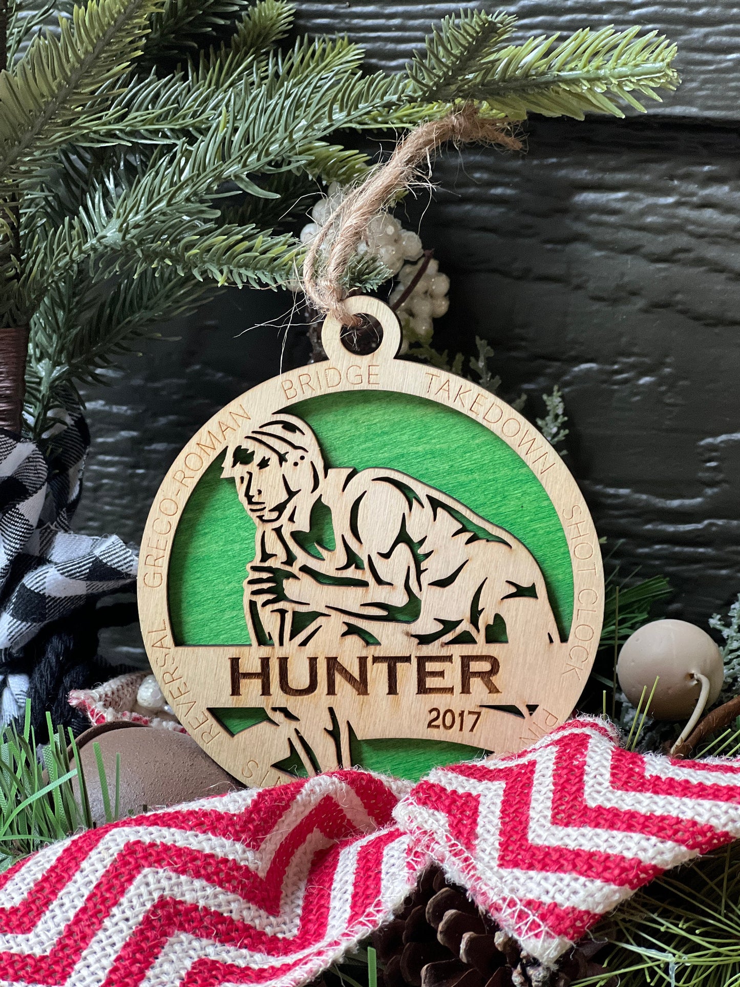 Wrestling Personalized Ornaments