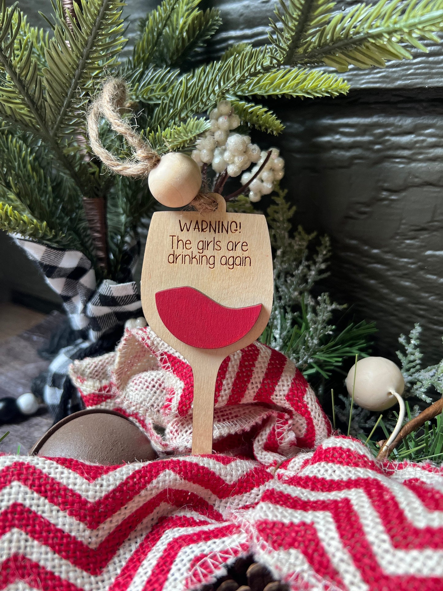 Wine Christmas Ornaments