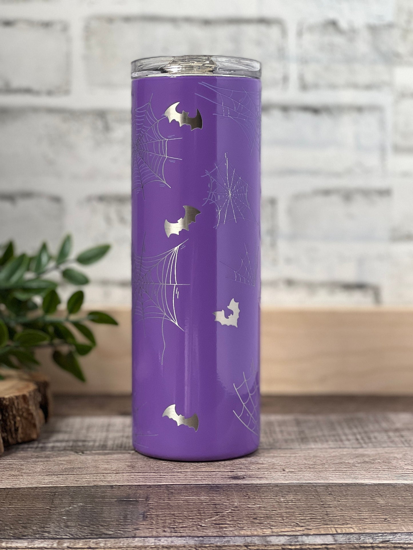 Halloween Laser Engraved Coffee Tumbler