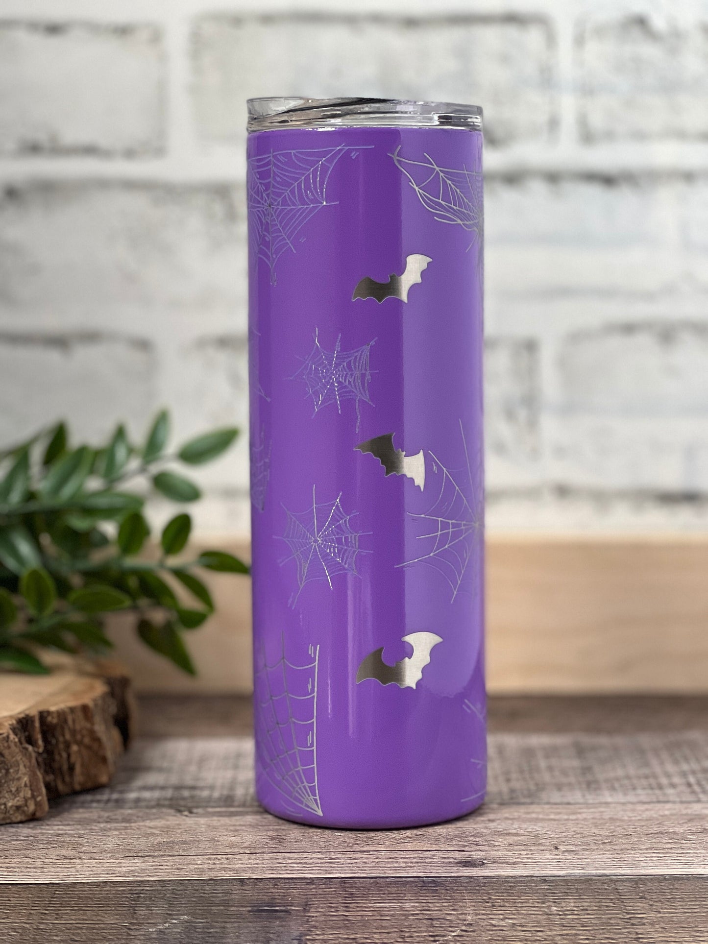 Halloween Laser Engraved Coffee Tumbler