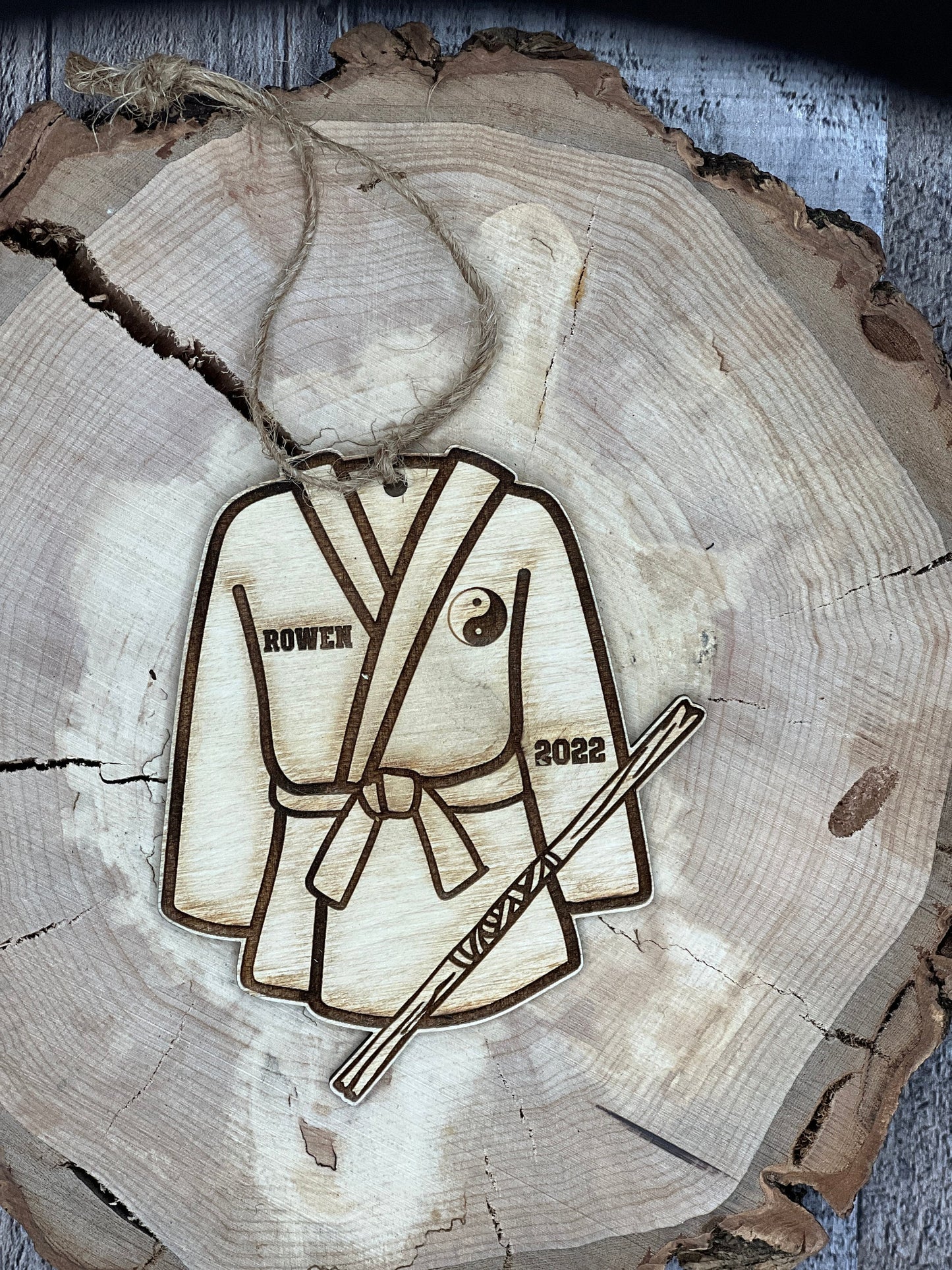 Karate Ornament