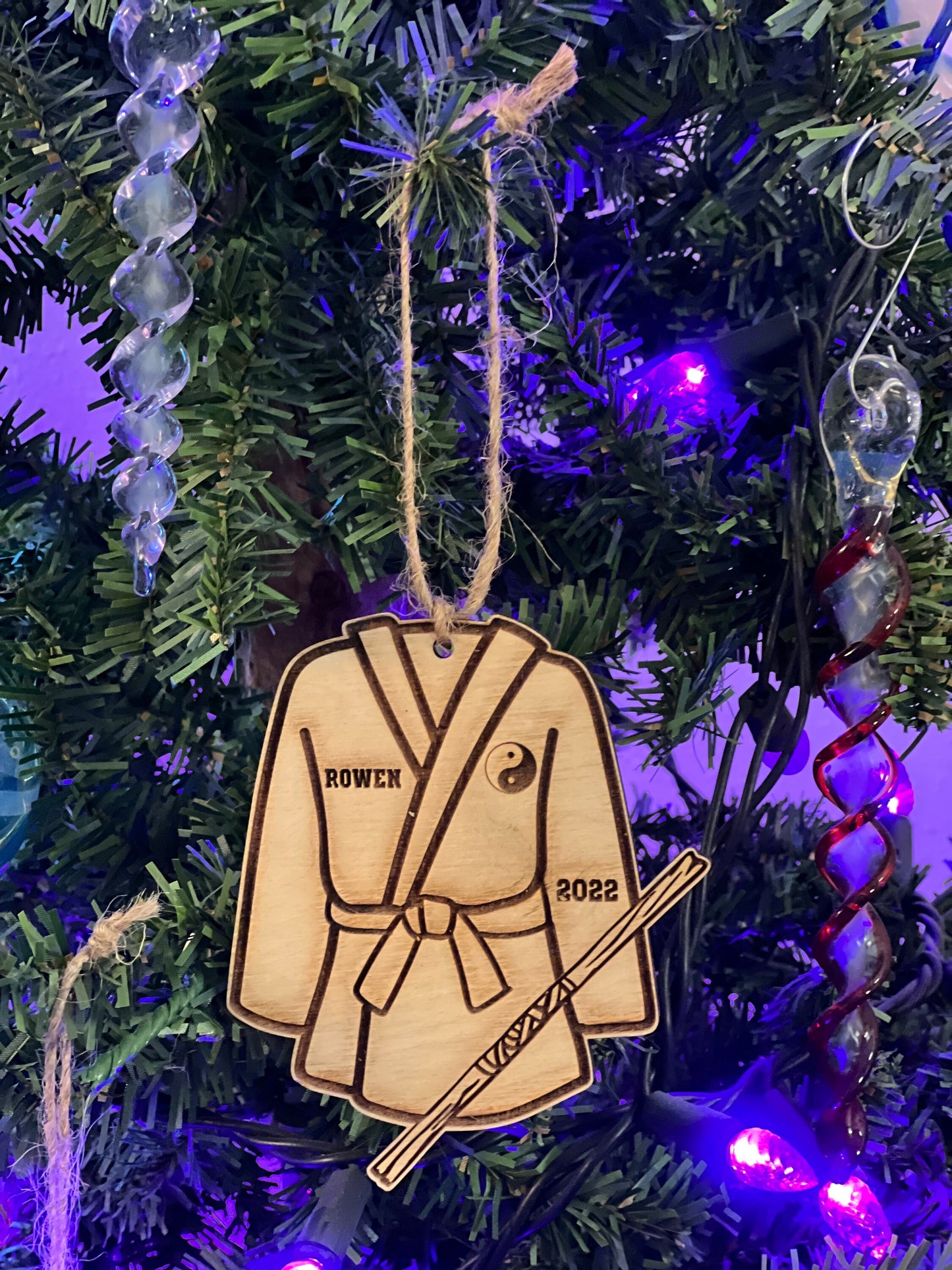 Karate Ornament