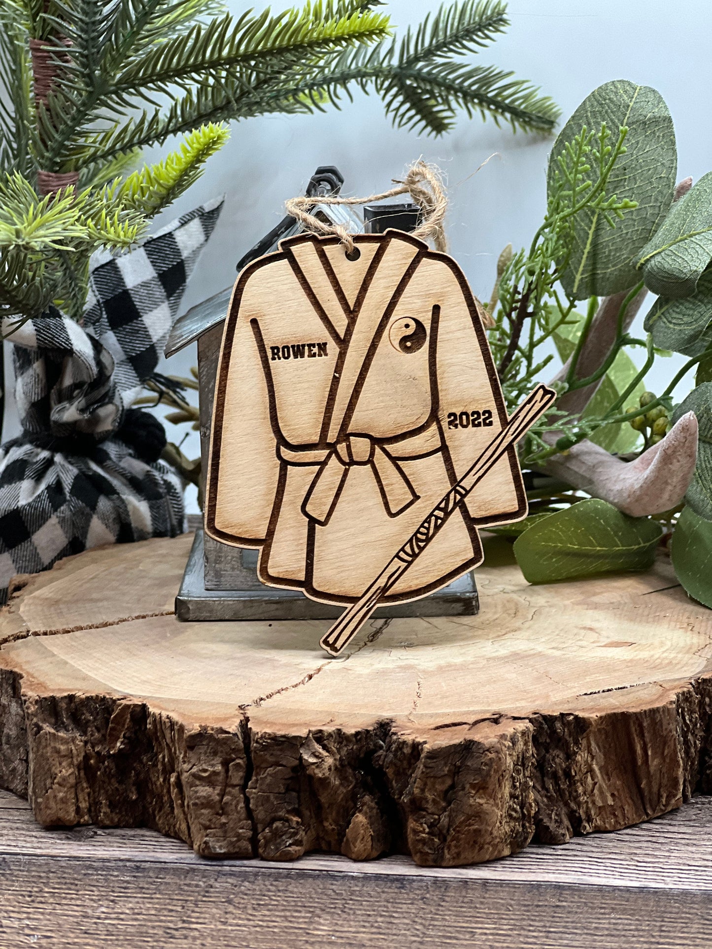 Karate Ornament