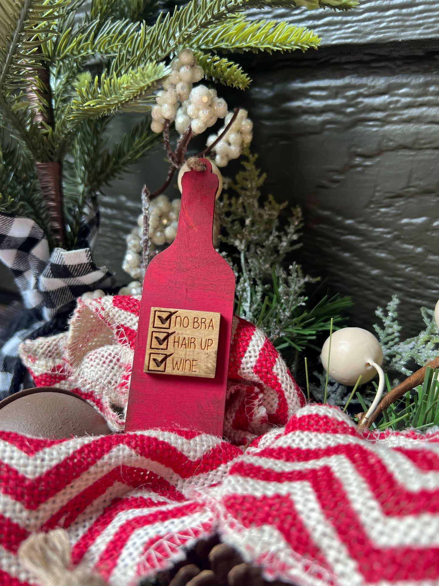 Wine Christmas Ornaments