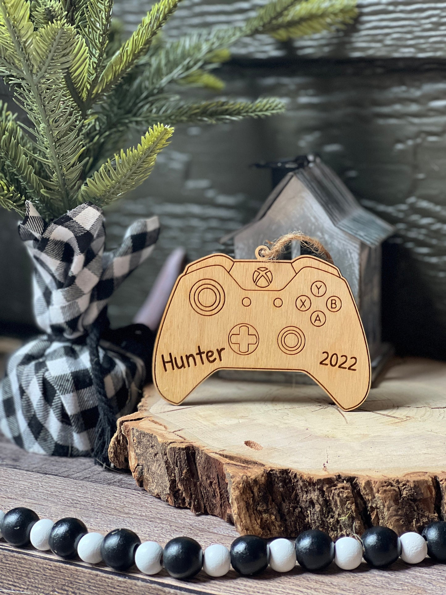 Video Game Personalized Christmas Ornament