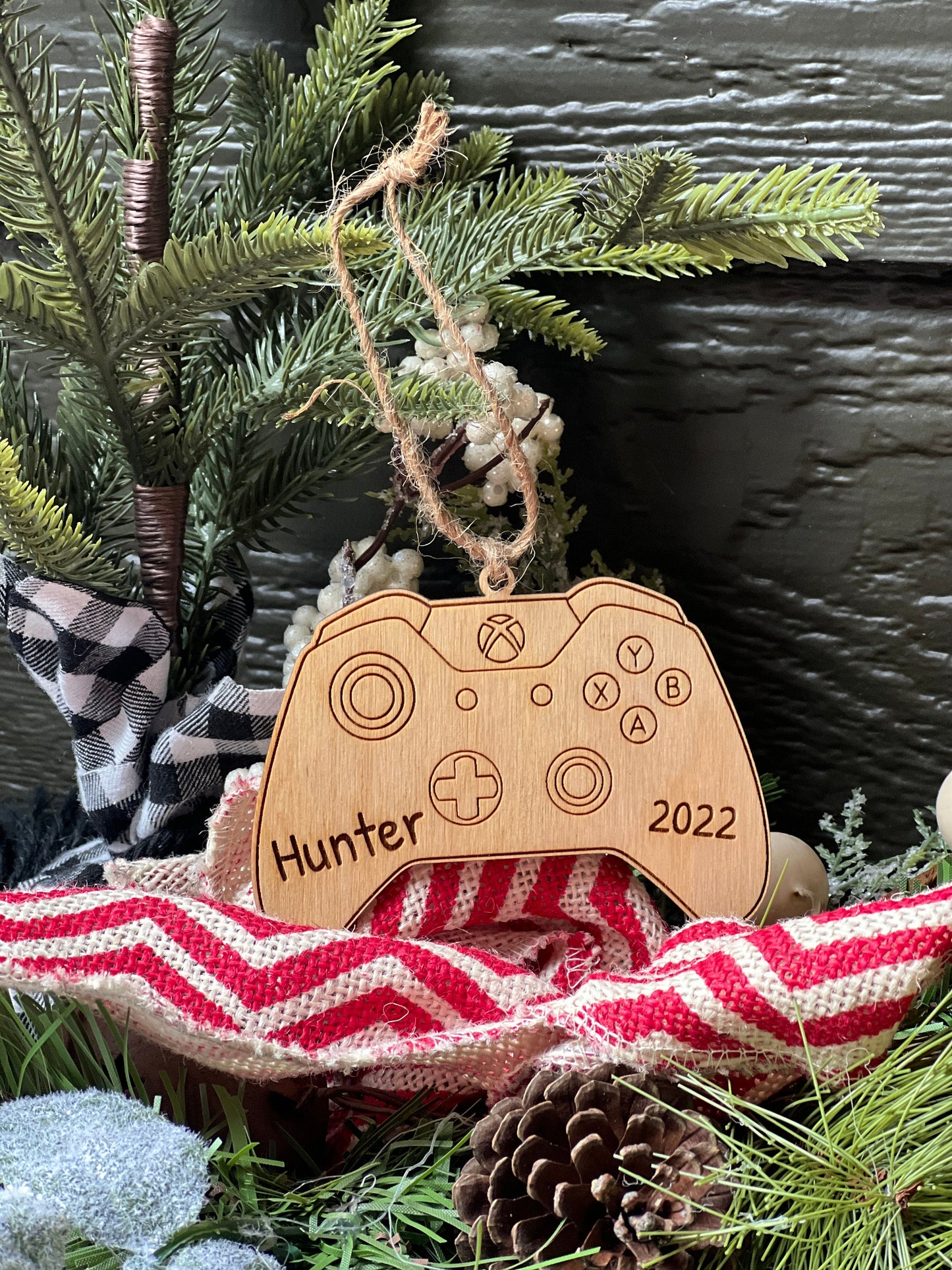 Video Game Personalized Christmas Ornament