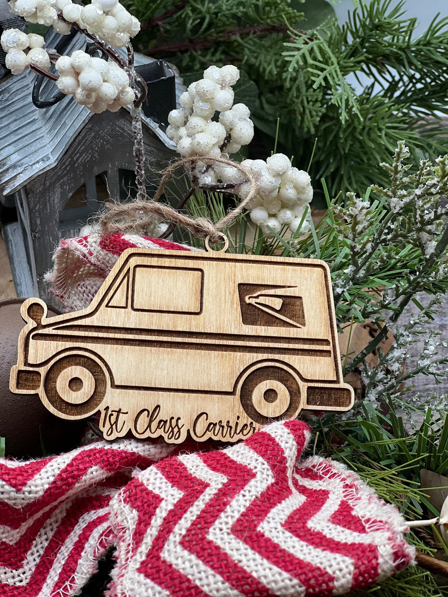 Garbage Truck Christmas Ornament