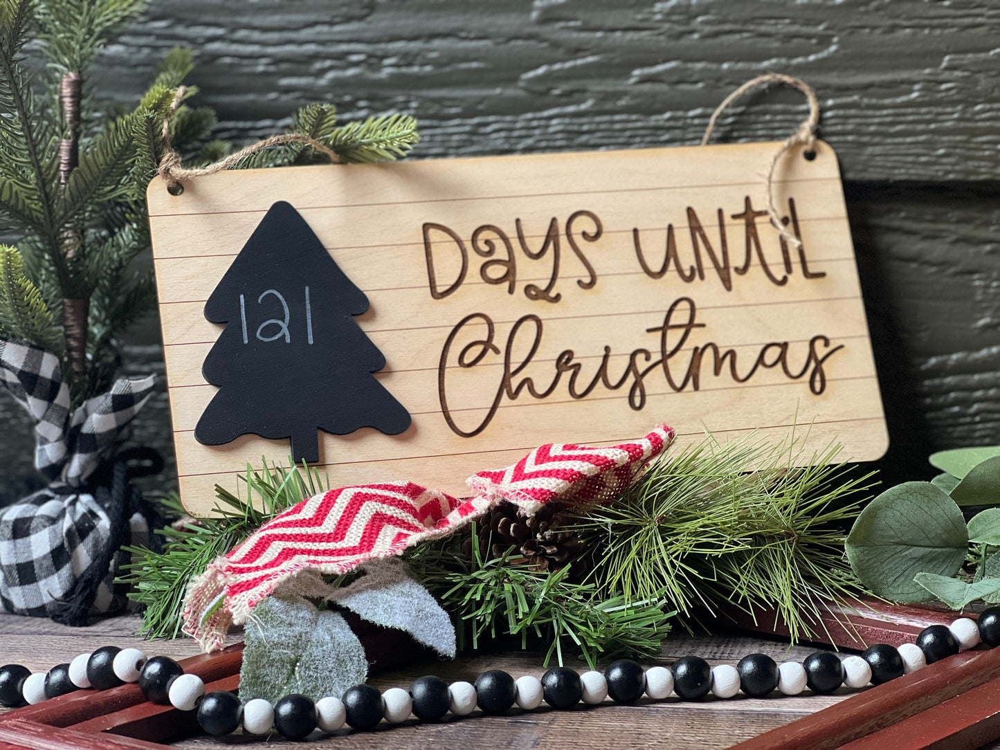 Christmas Count Down Sign