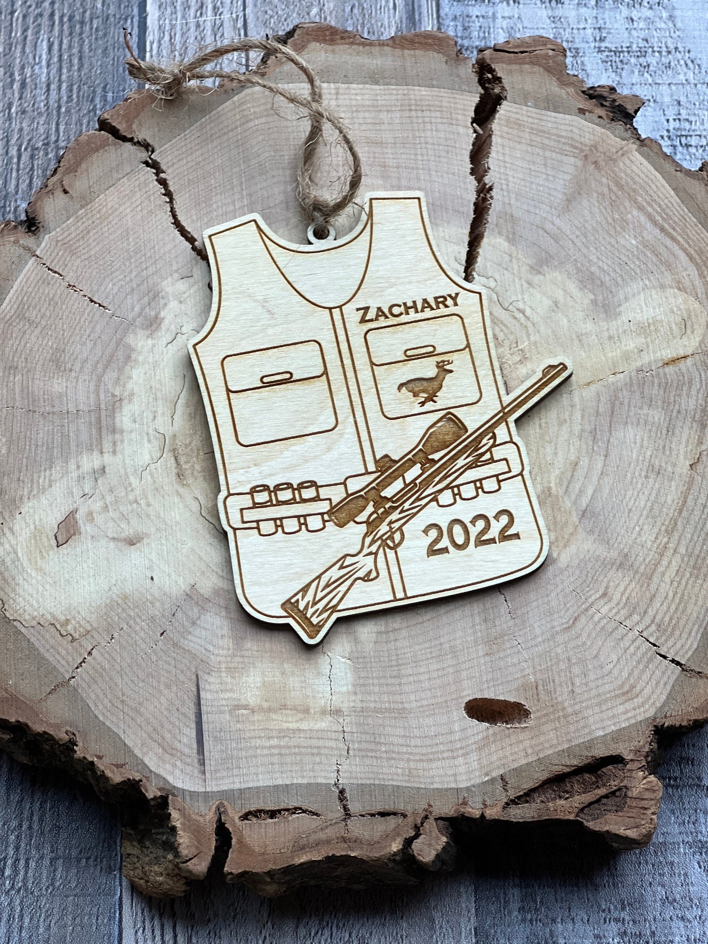 Hunting Ornament Personalized Gift