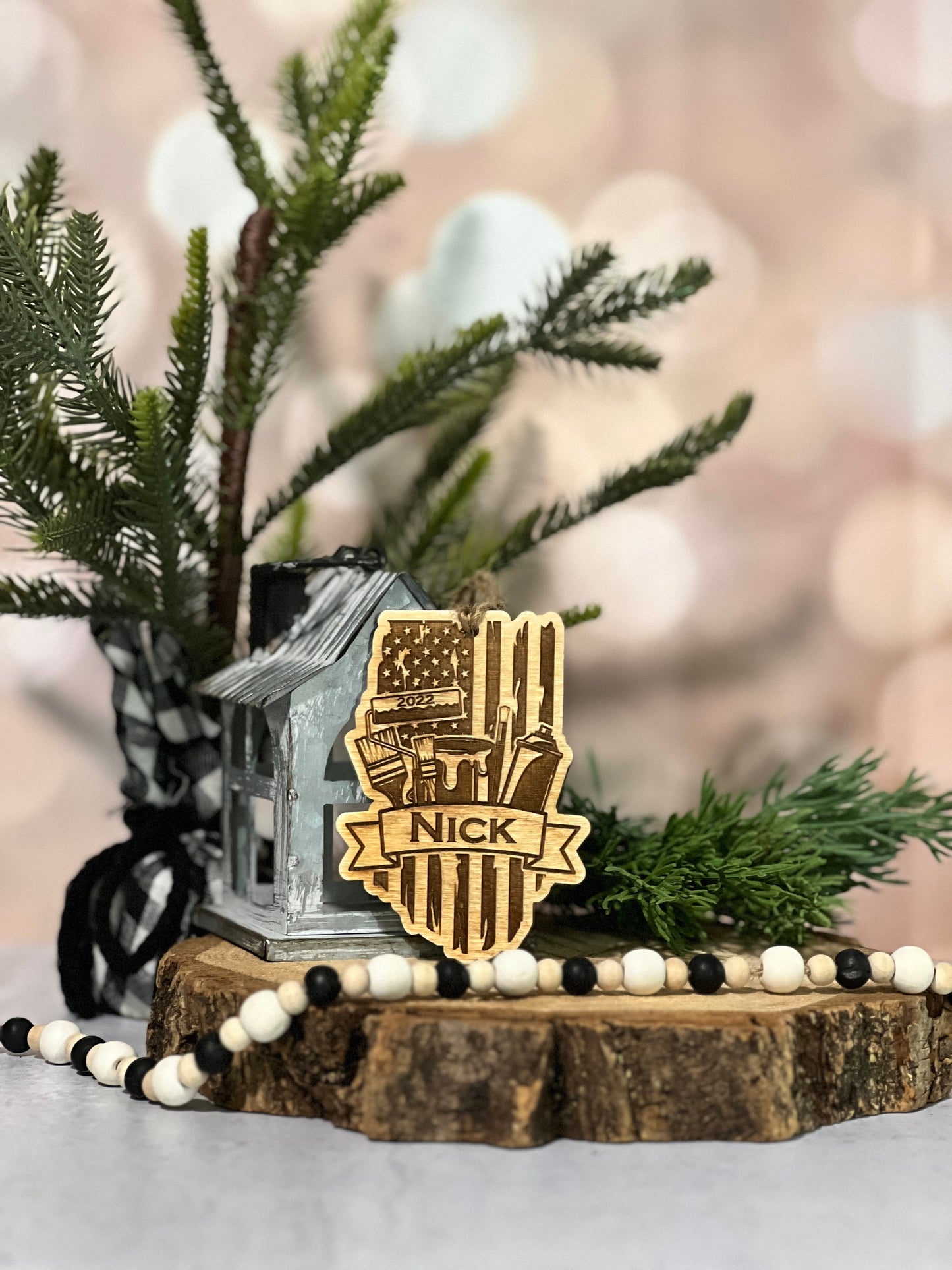 Personalized Painter Ornament