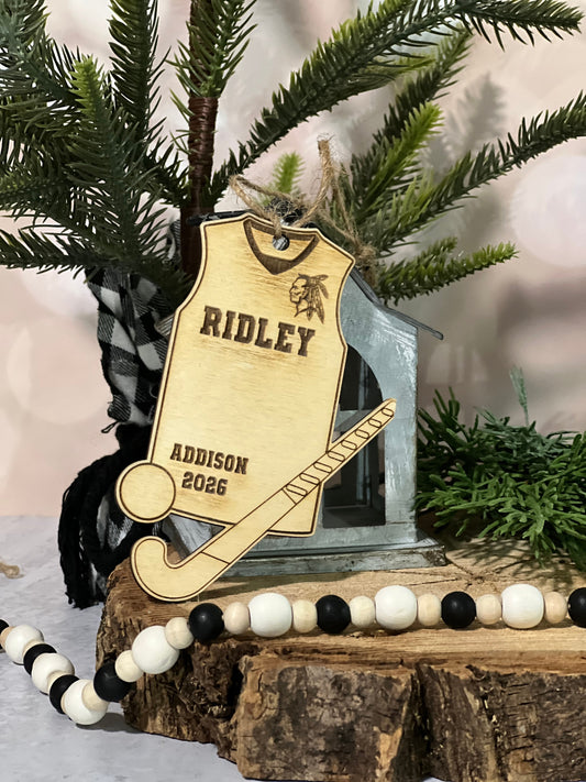 Field Hockey Ornament