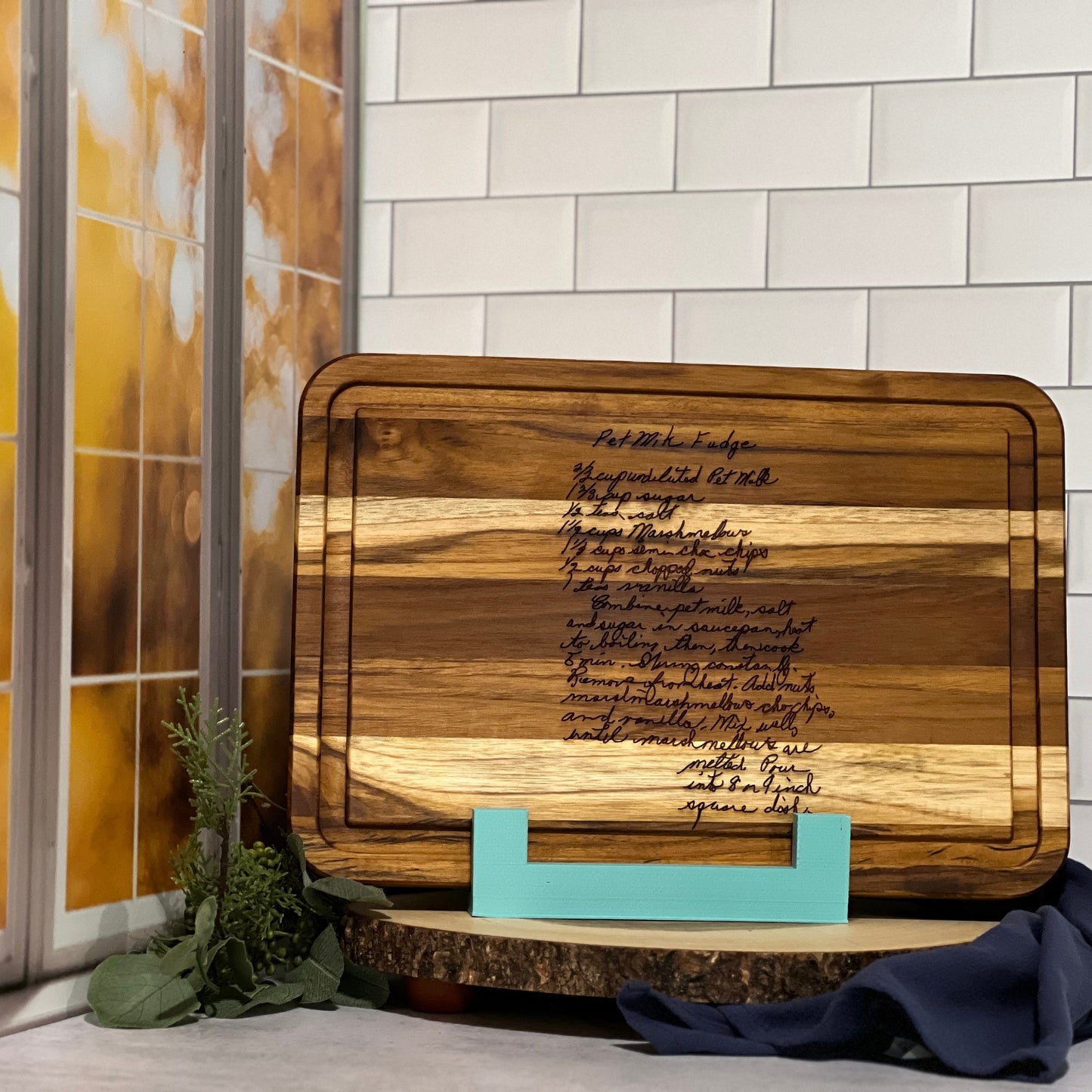 Recipe Engraved Cutting Board Personalized Gift