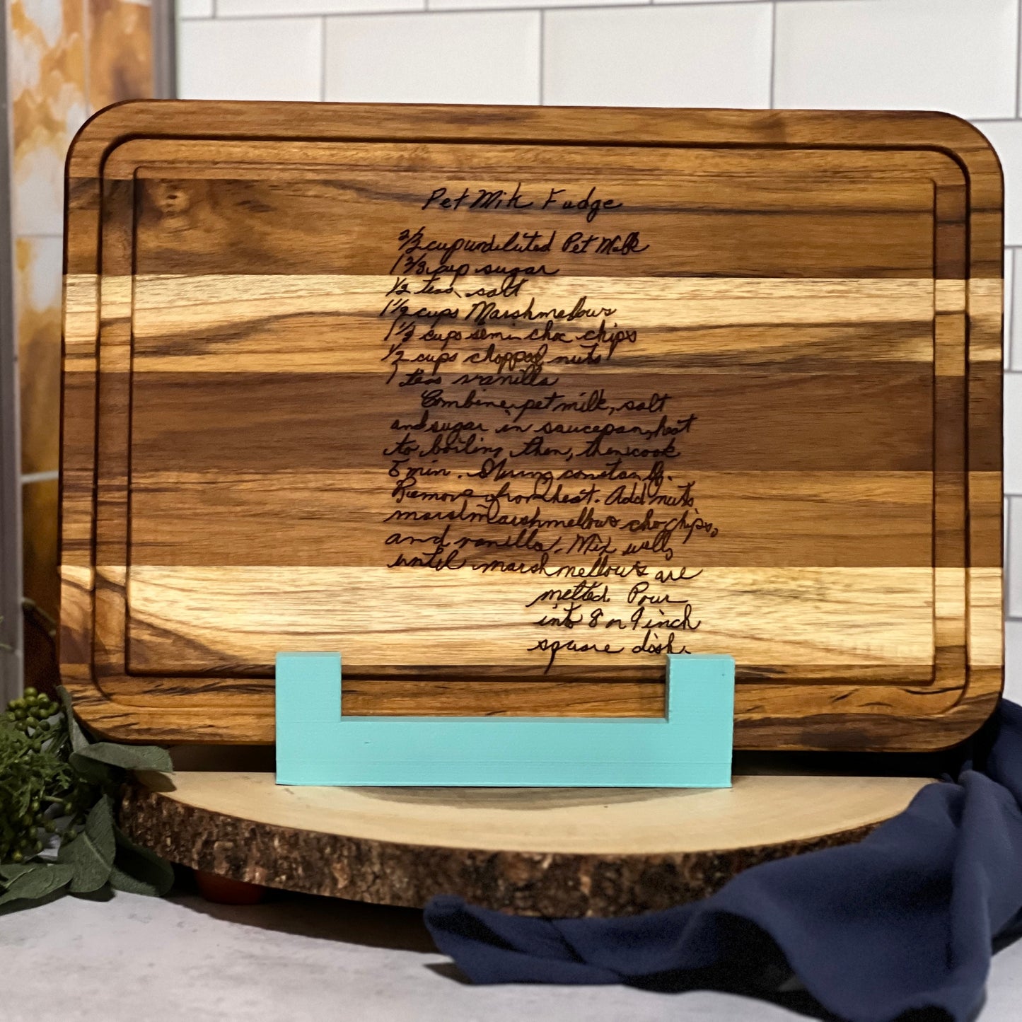 Recipe Engraved Cutting Board Personalized Gift