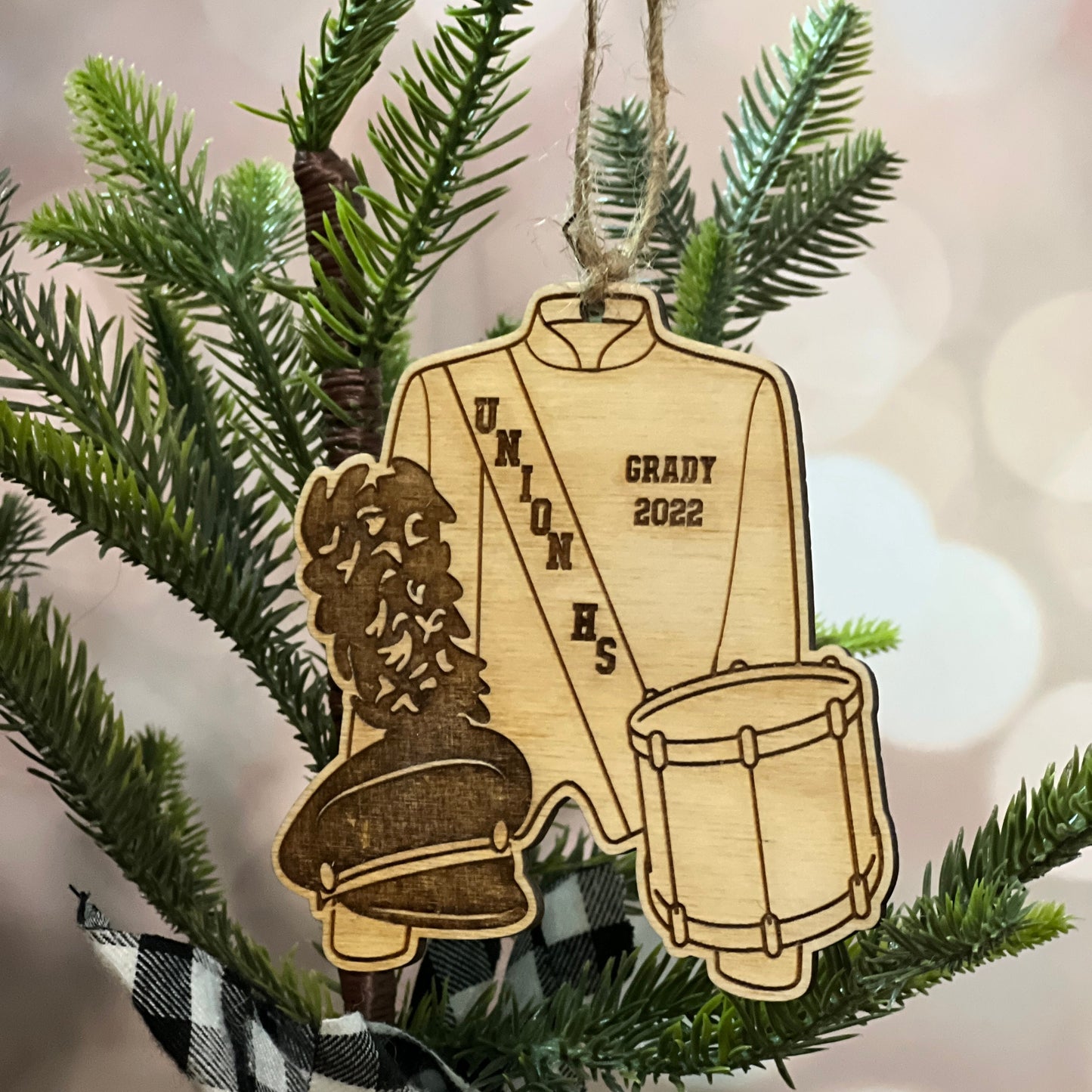 Drummer Marching Band Ornament