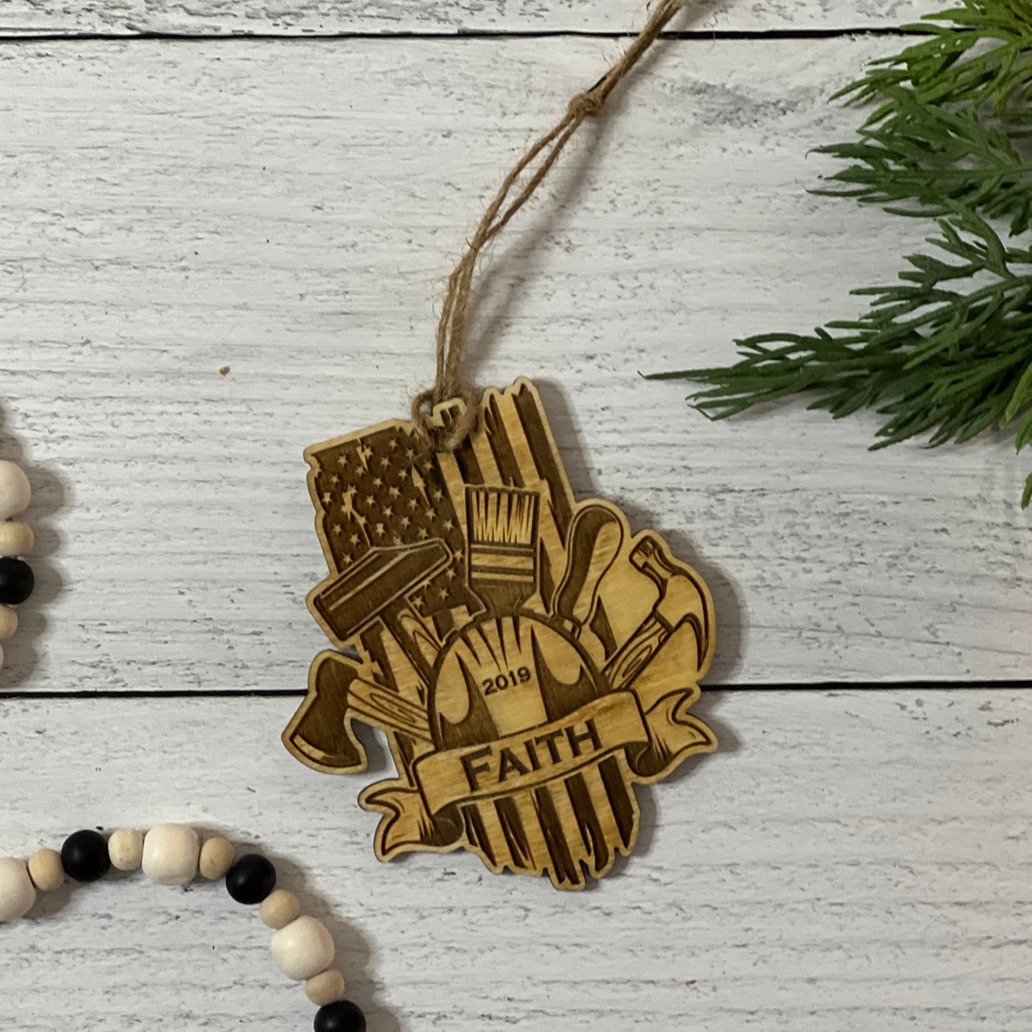 Personalized Carpenter Ornament