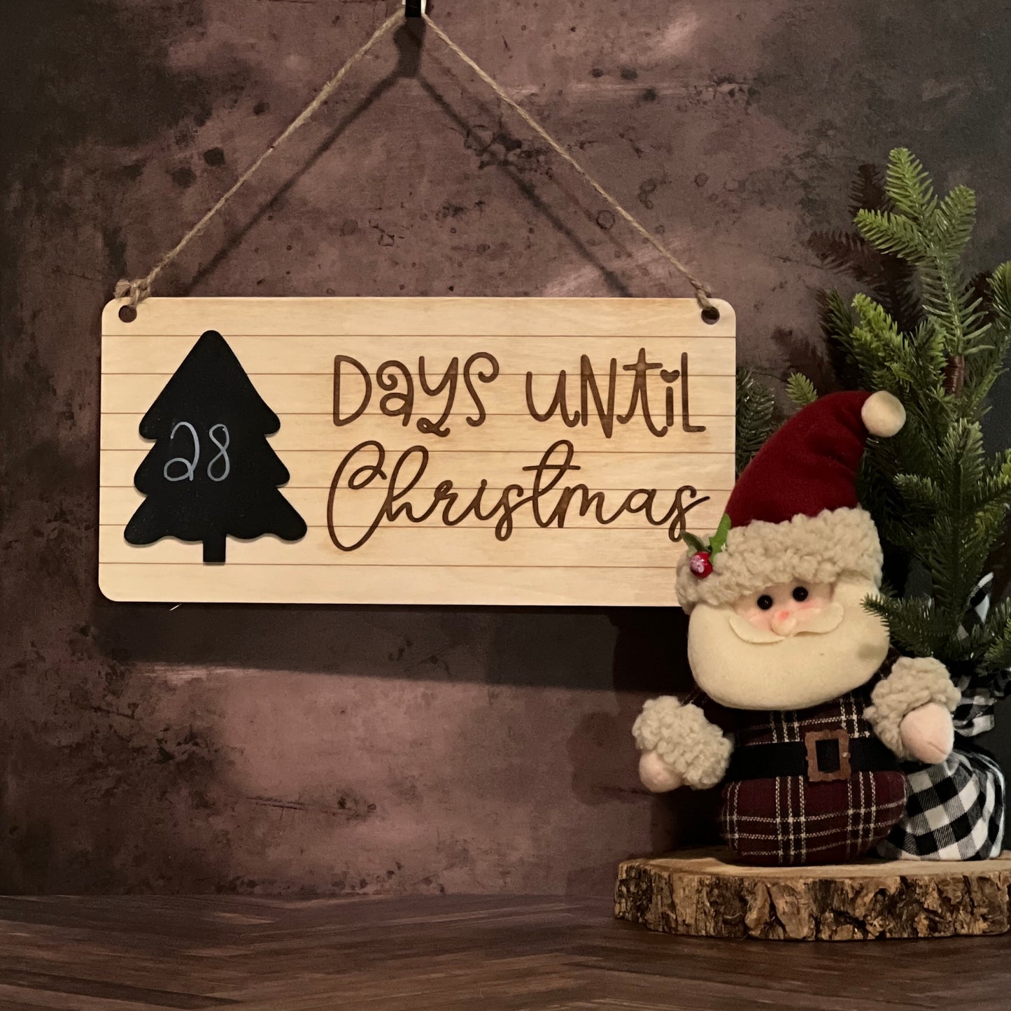 Personalized Santa Stop Here Sign