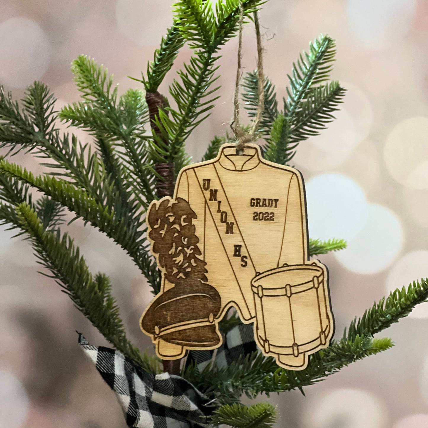 Drummer Marching Band Ornament