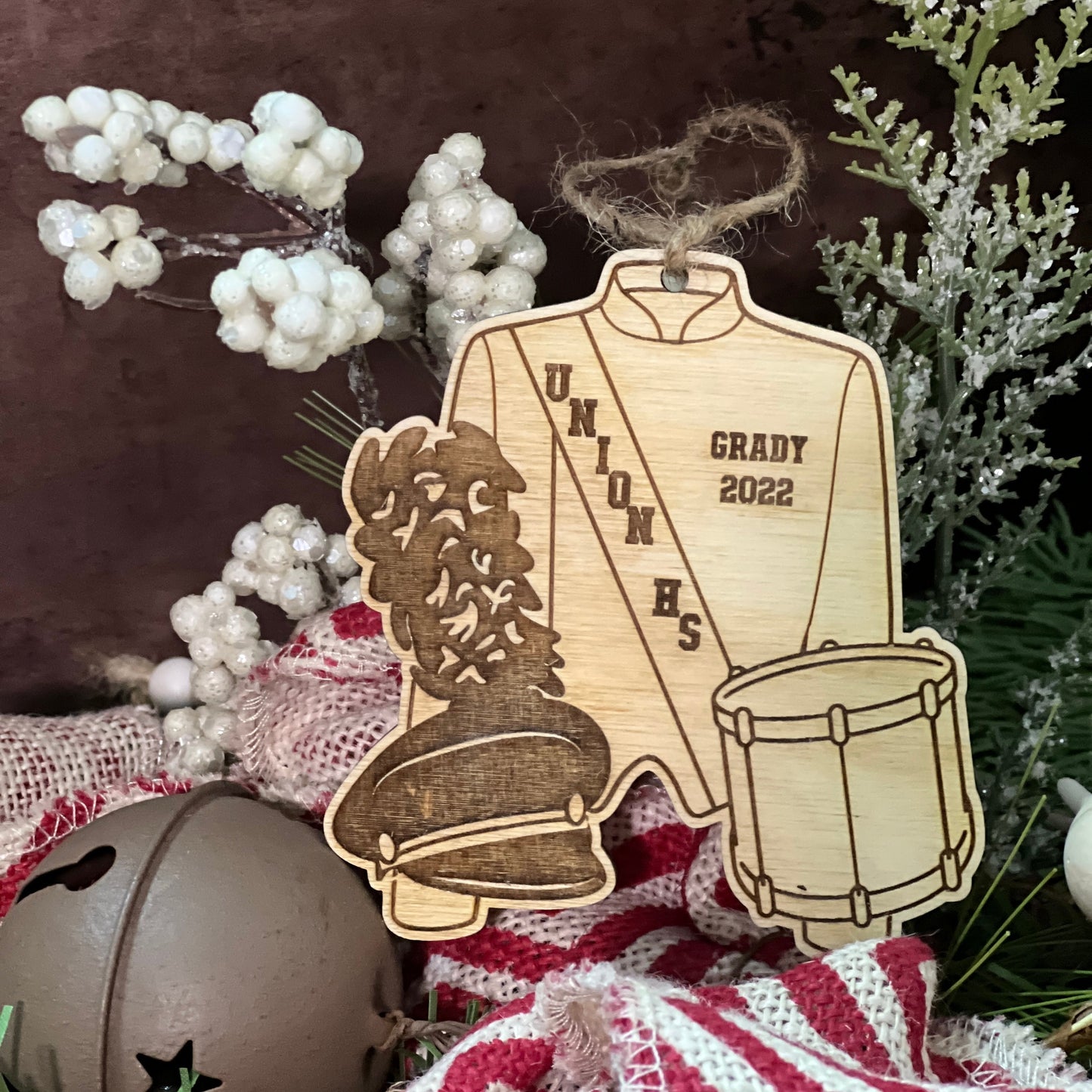 Drummer Marching Band Ornament