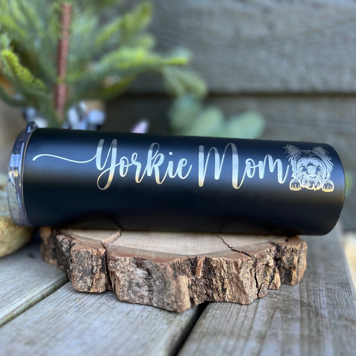 Yorkie Dog Mom Tumbler