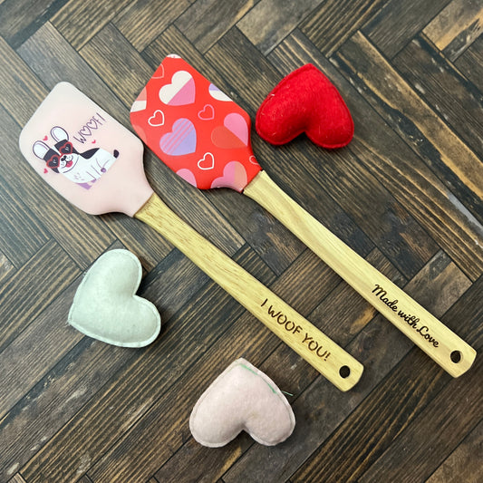 Personalized Silicone Wood Spatula