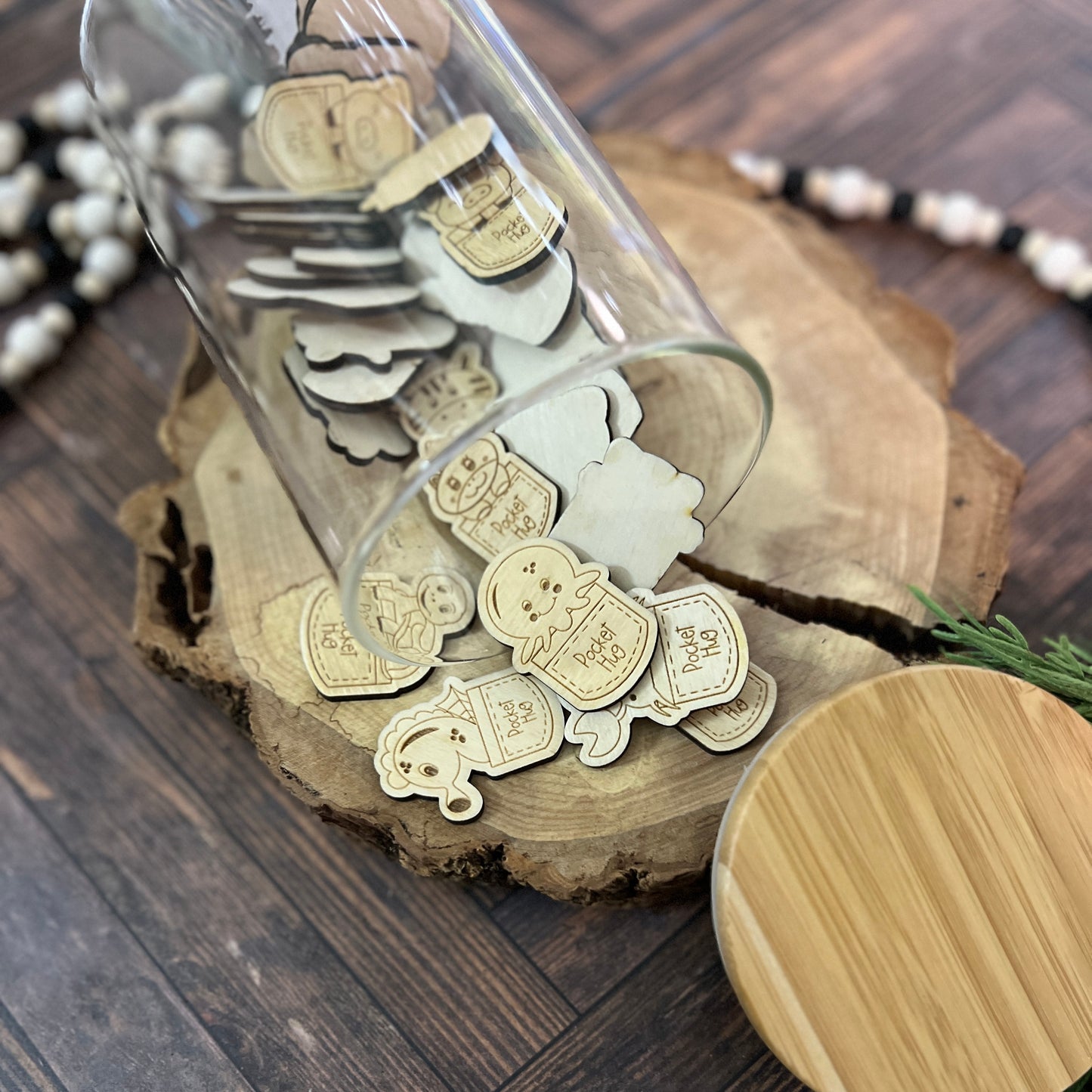 Wooden Pocket Hug Token Gift