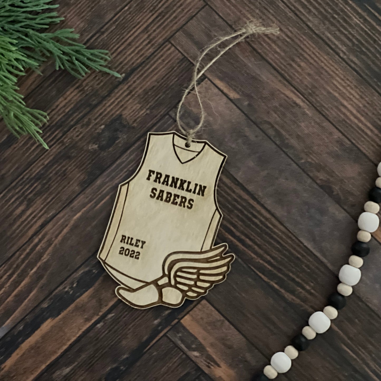 Track and Field Custom Ornament