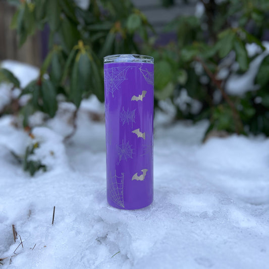 Halloween Laser Engraved Coffee Tumbler