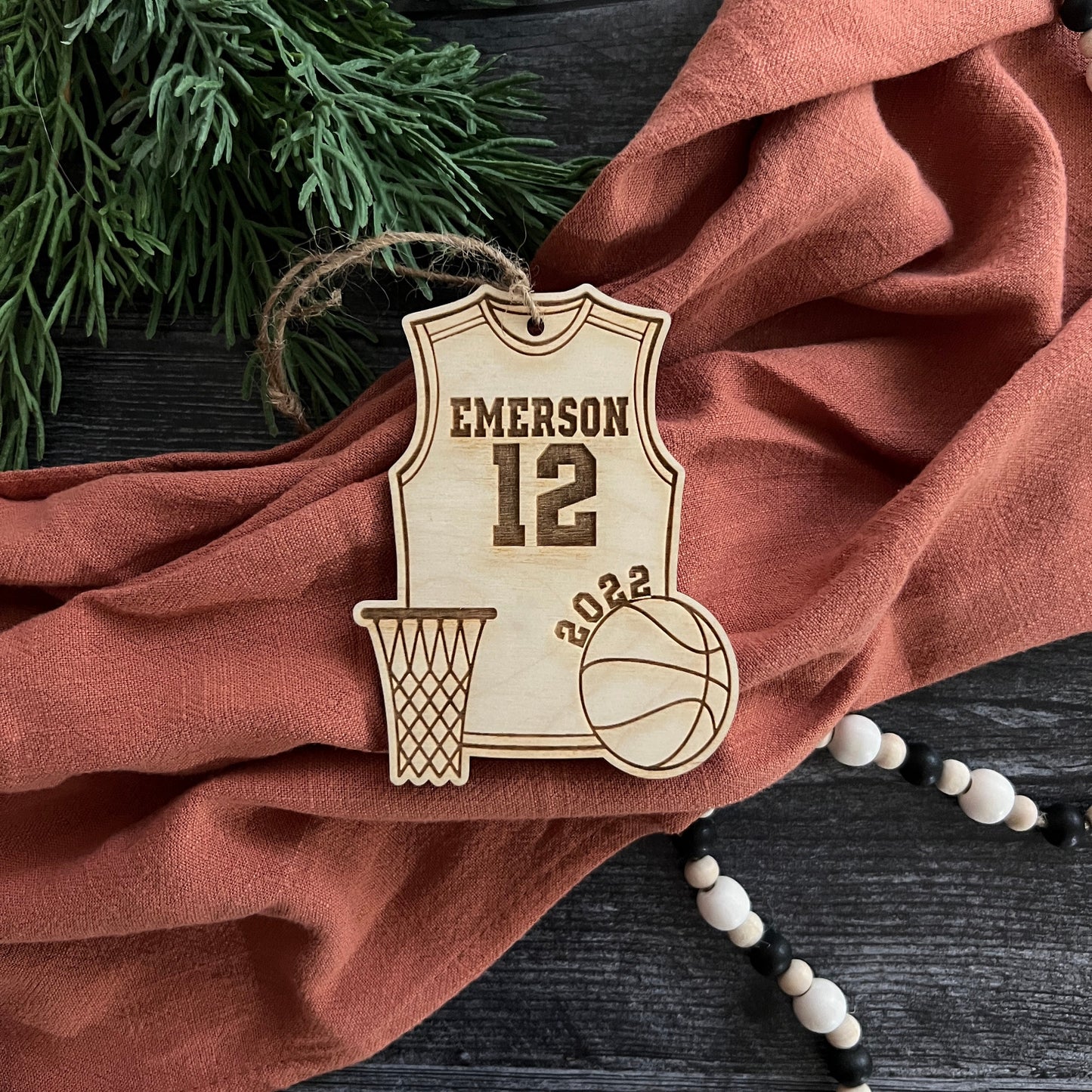 Basketball Ornament Personalized