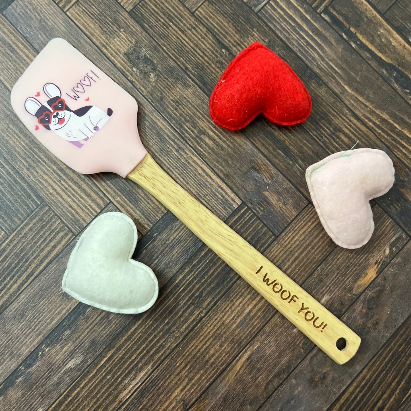 Personalized Silicone Wood Spatula