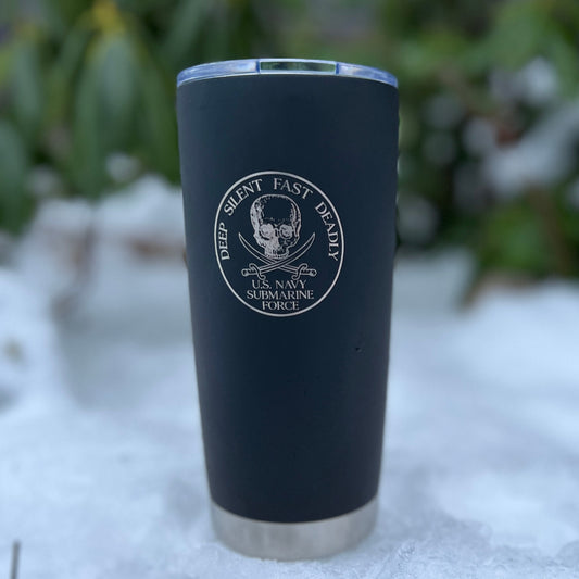 Deep Silent Fast Deadly Coffe Travel Cup