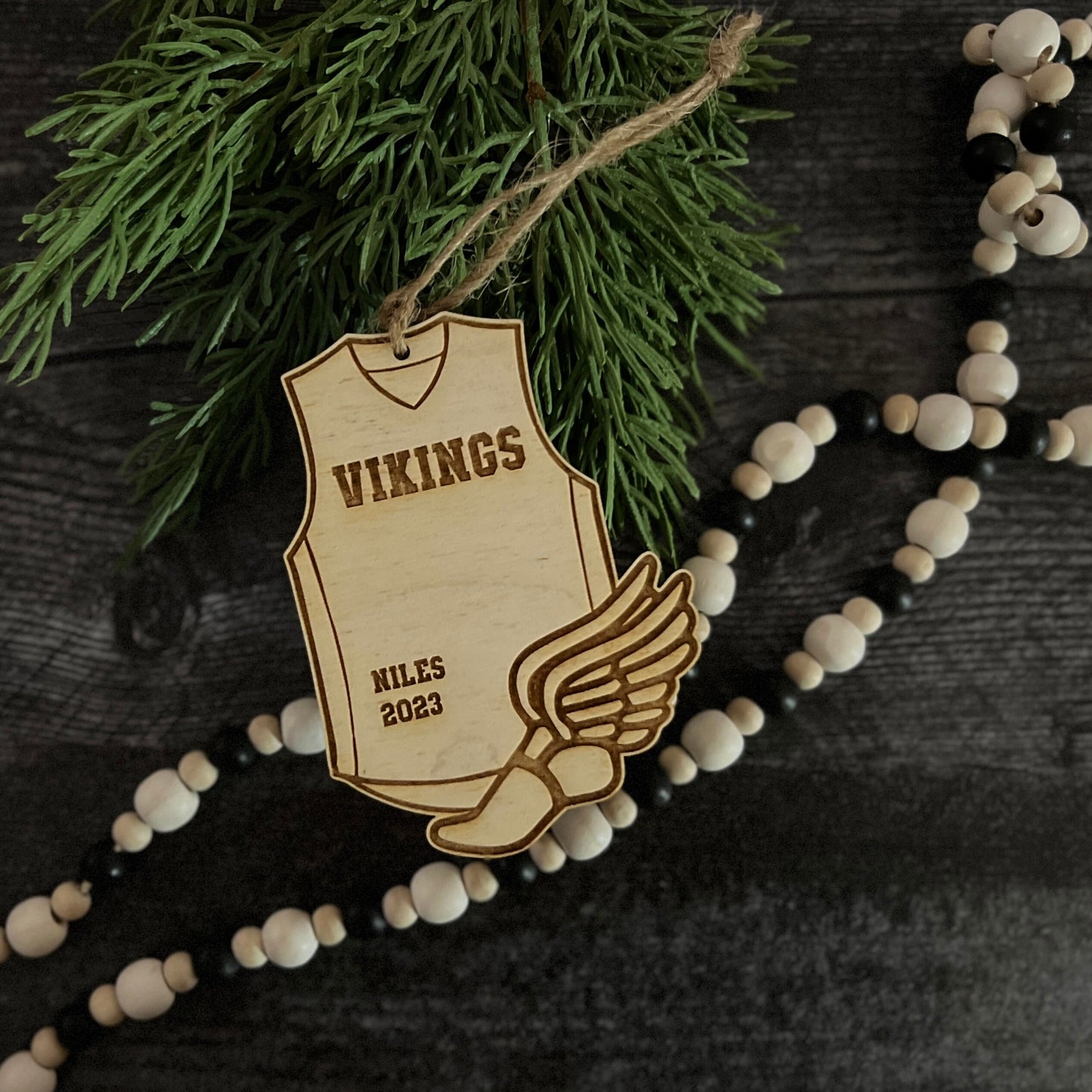 Track and Field Custom Ornament