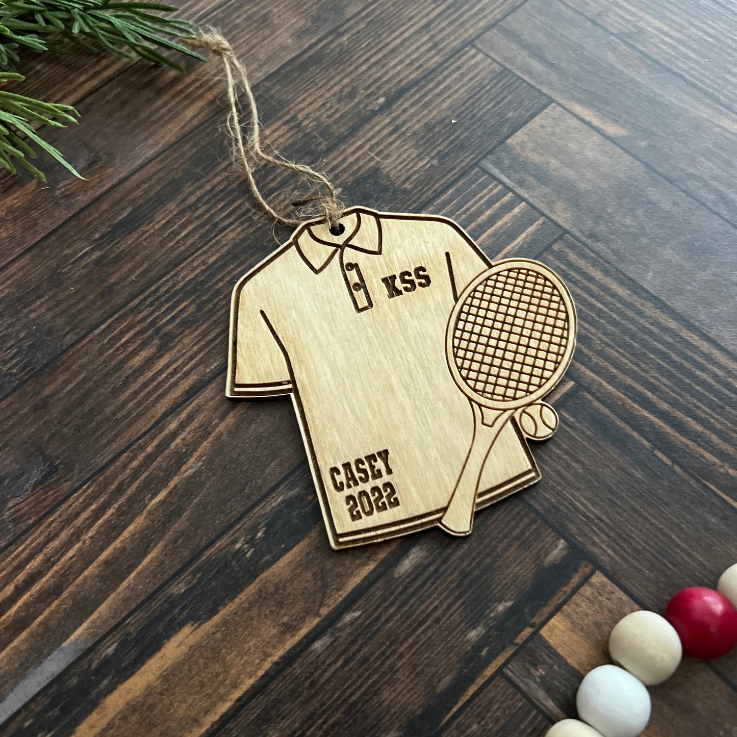 Tennis Custom Ornament