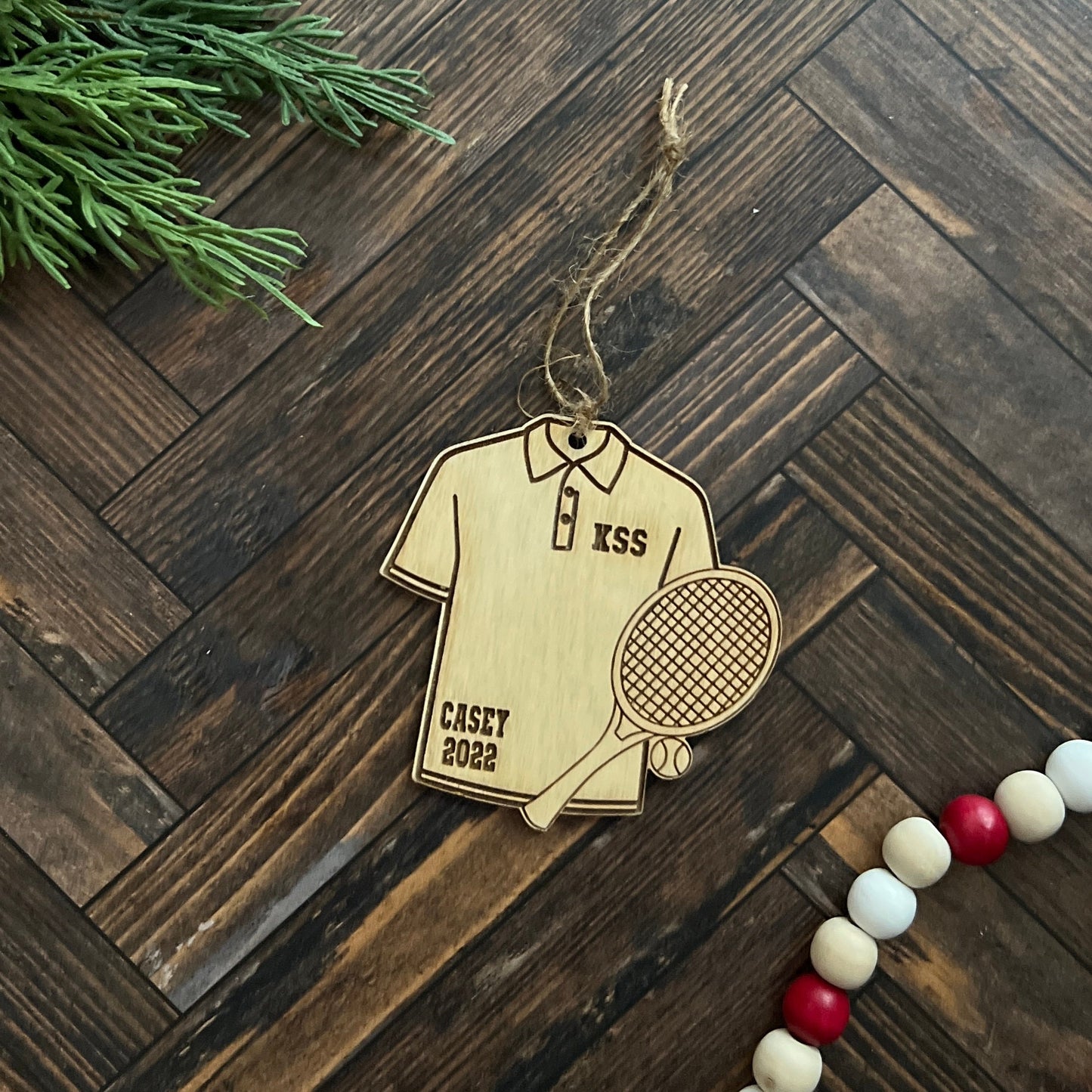 Tennis Custom Ornament