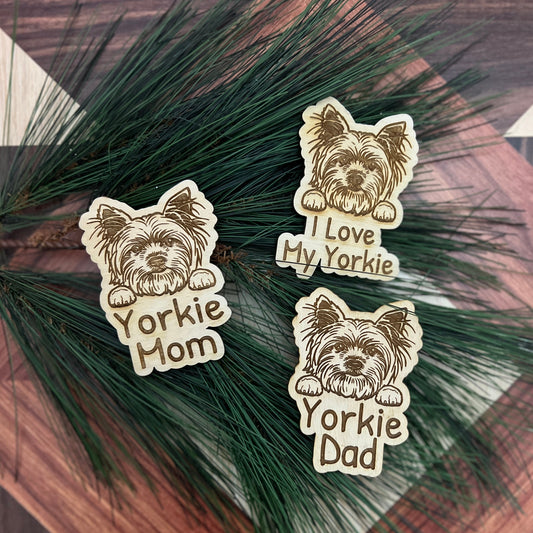 Yorkies Fridge Magnets