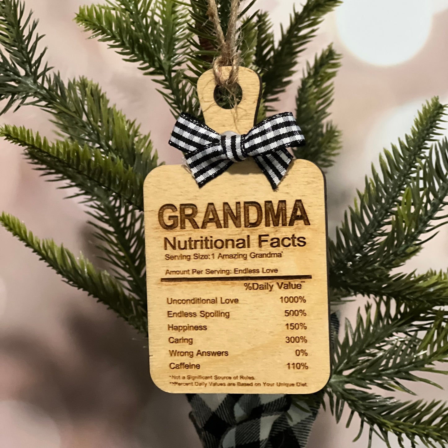 Grandma Ornament and Fridge Magnet