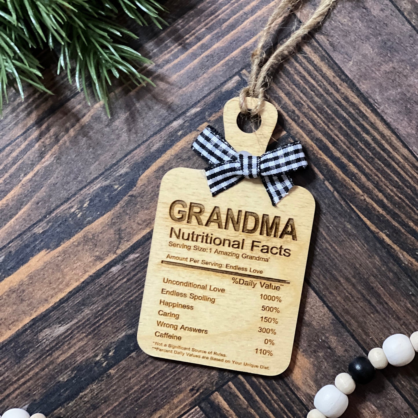 Grandma Ornament and Fridge Magnet